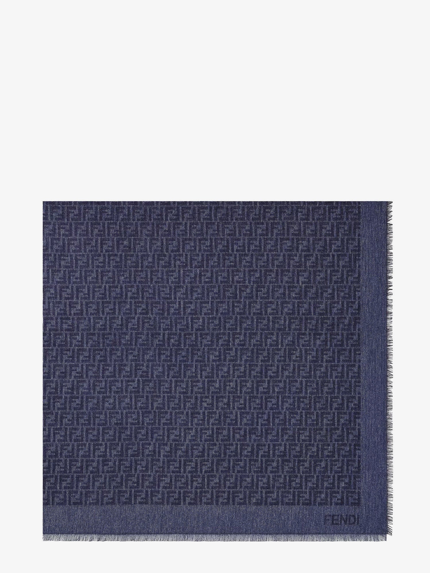 Fendi Ff Cotton And Wool Shawl