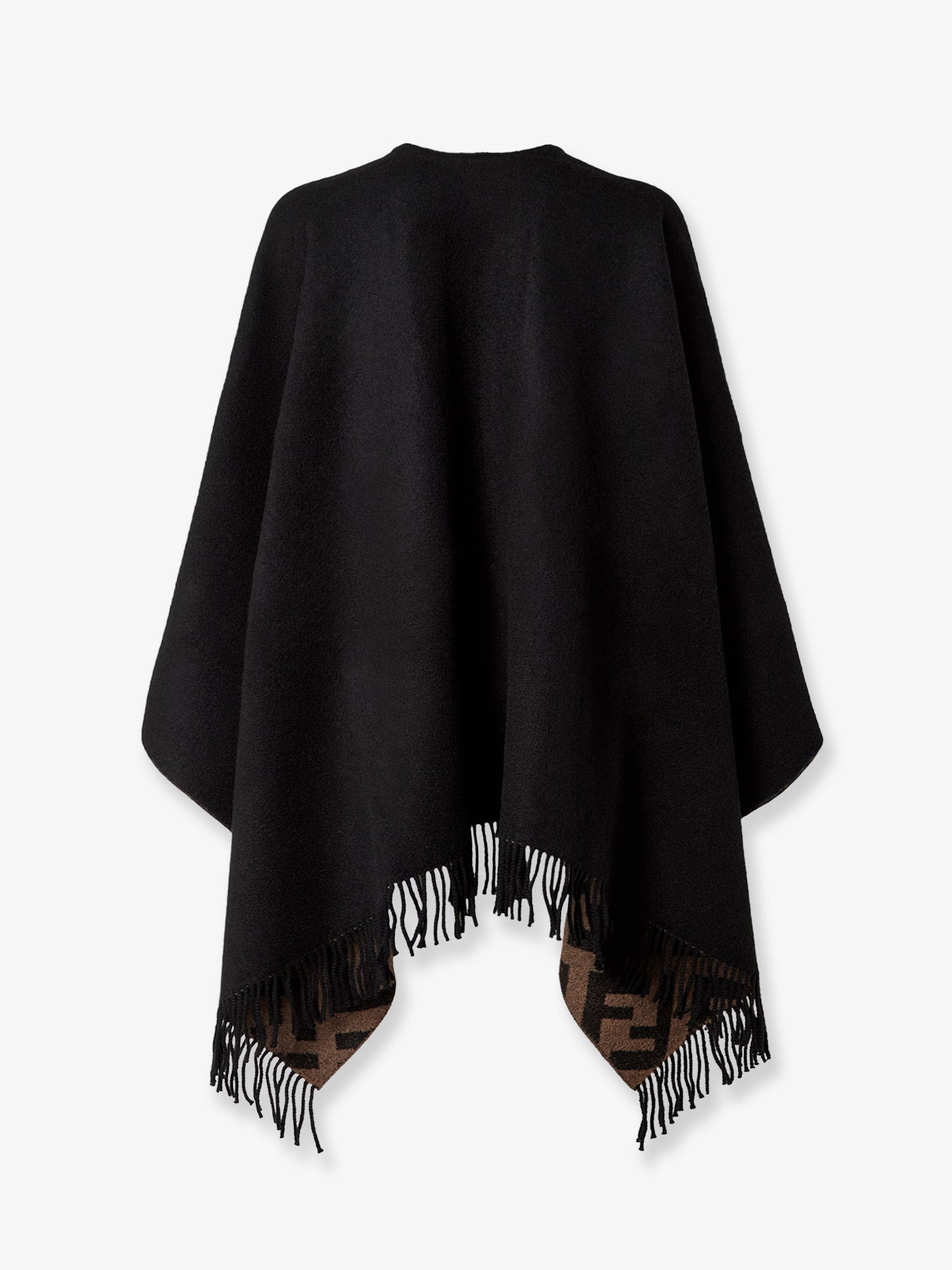 Fendi Cashmere And Wool Poncho
