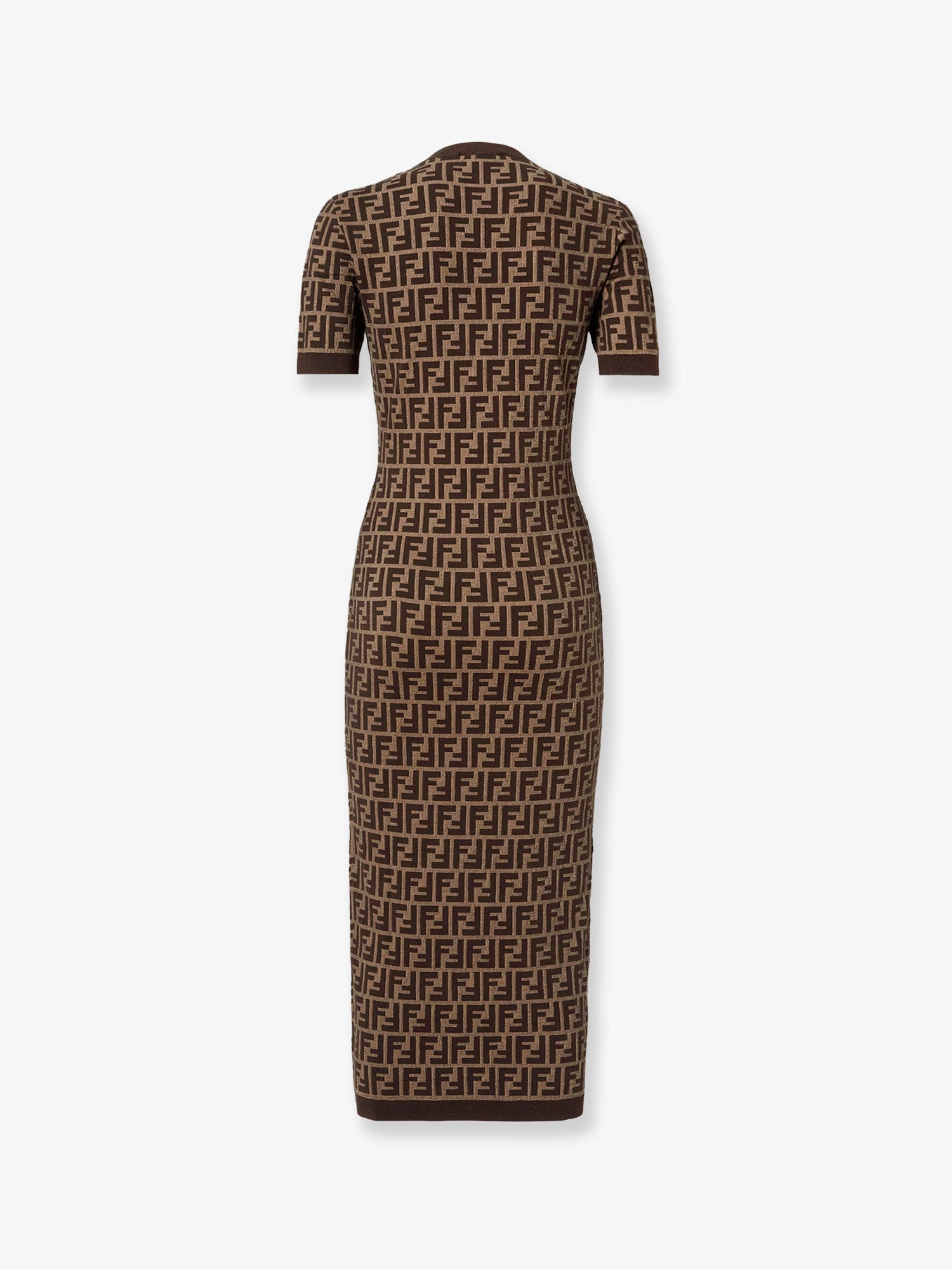 Fendi Ff Cotton Blend Dress