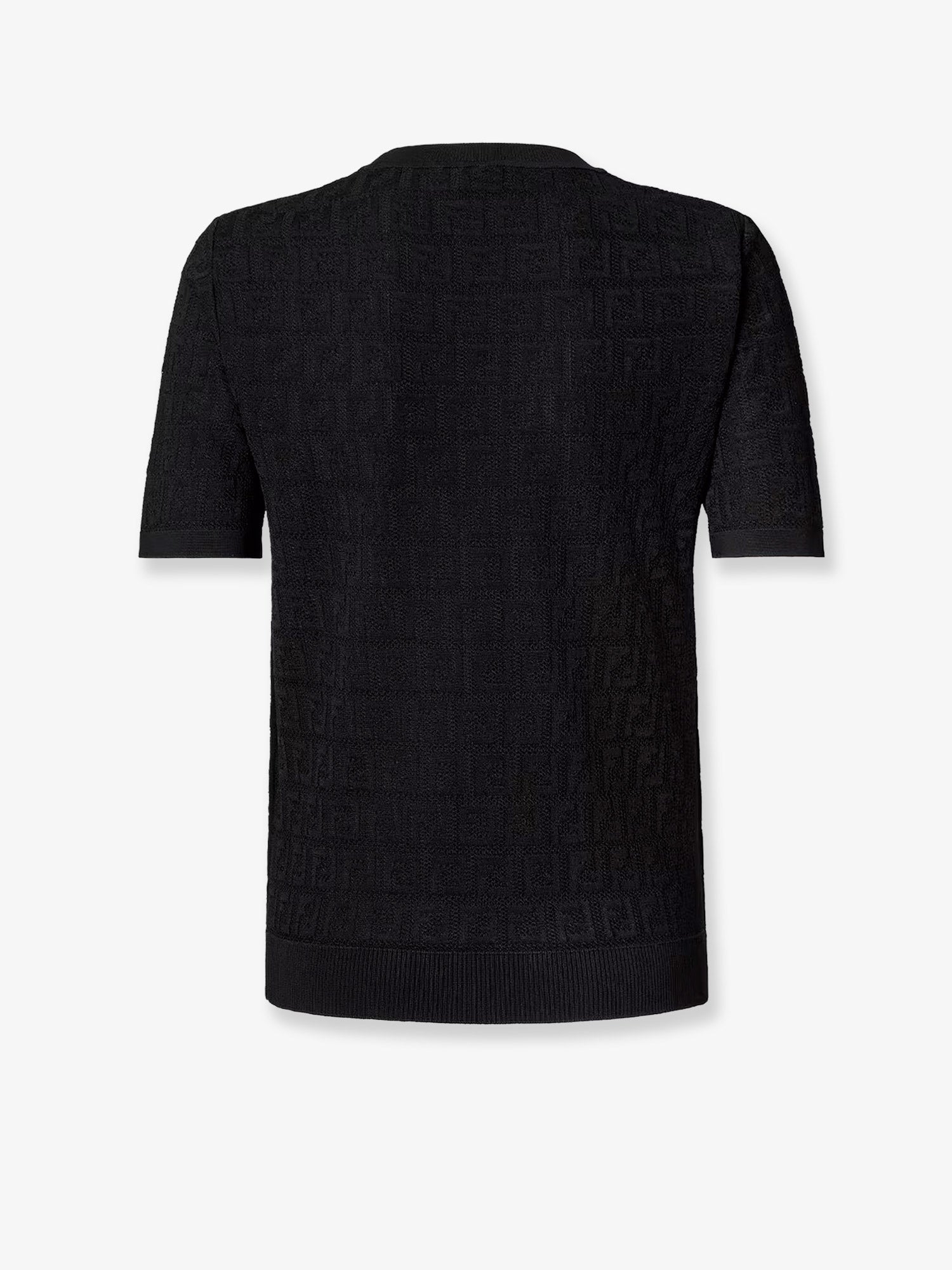 Fendi Ff Cotton And Viscose Sweater