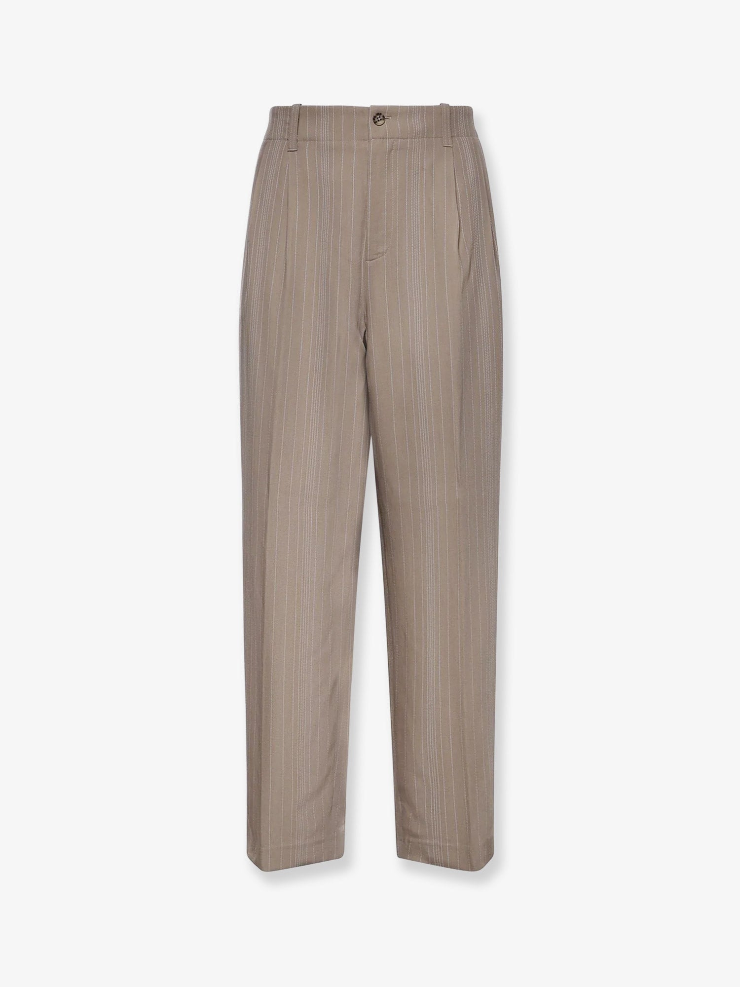 Golden Goose Wool Blend Trousers With Pinstripe Pattern