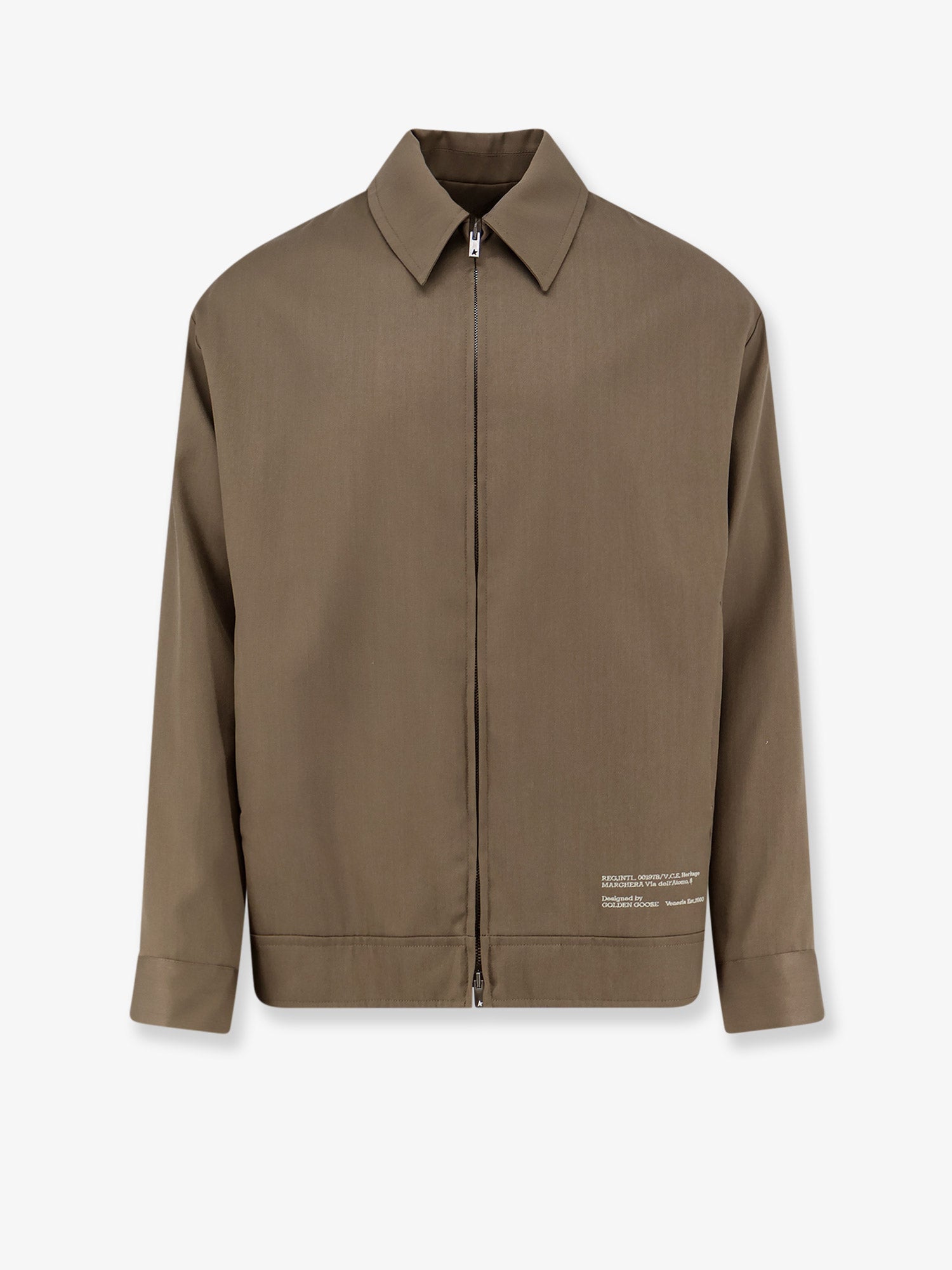 Golden Goose Coach Wool And Cotton Jacket