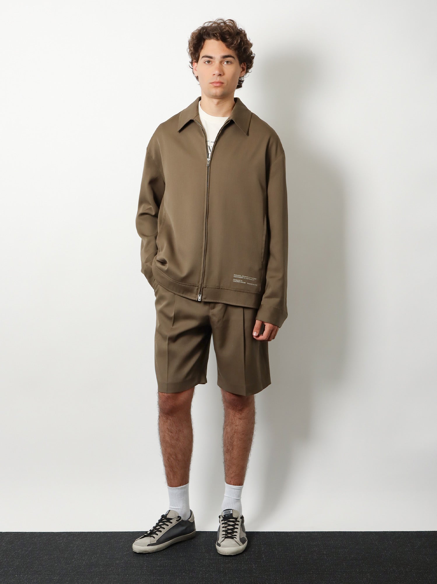 Golden Goose Coach Wool And Cotton Jacket