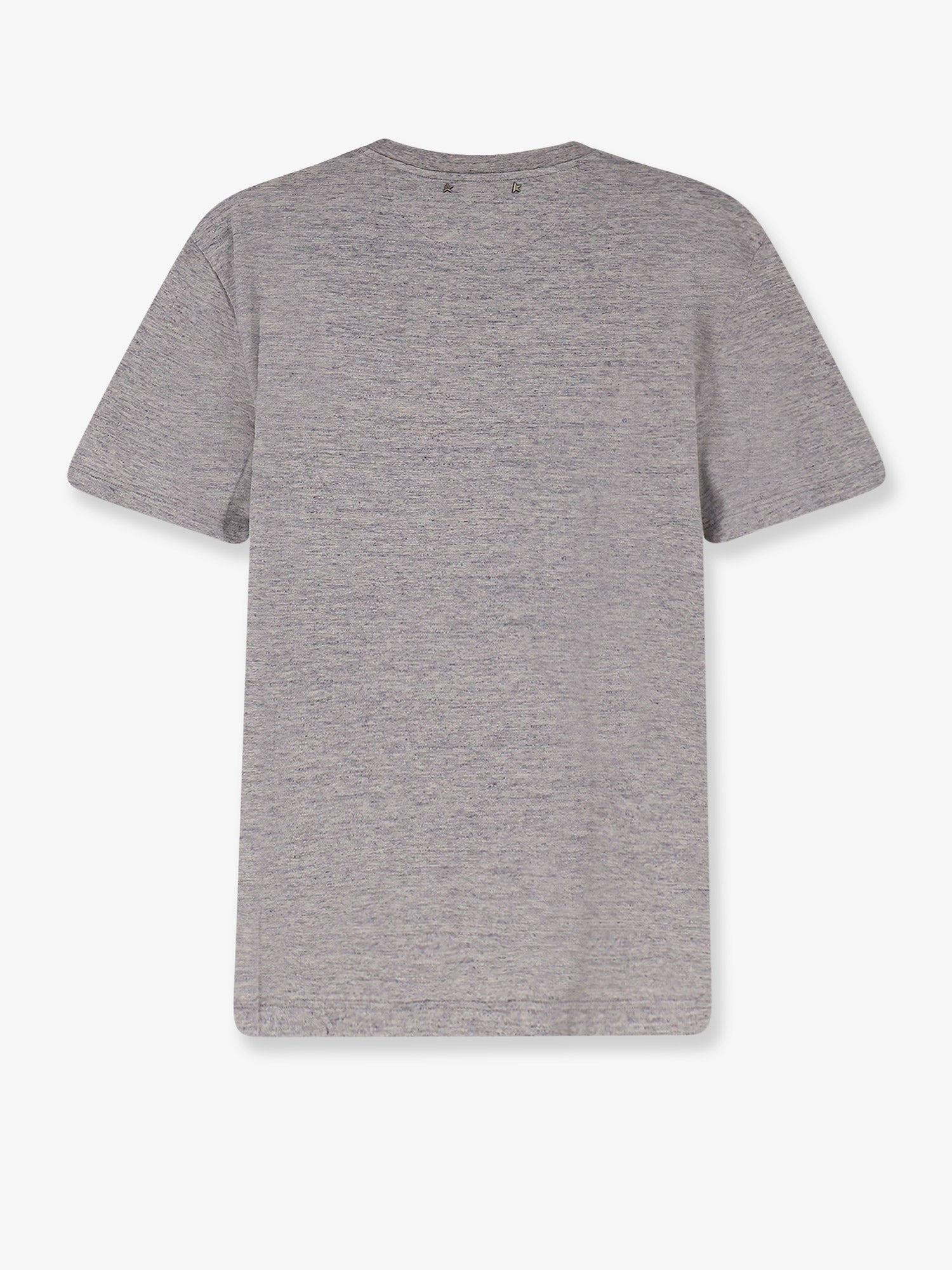 Golden Goose Cotton T-shirt With Flag Print On The Front