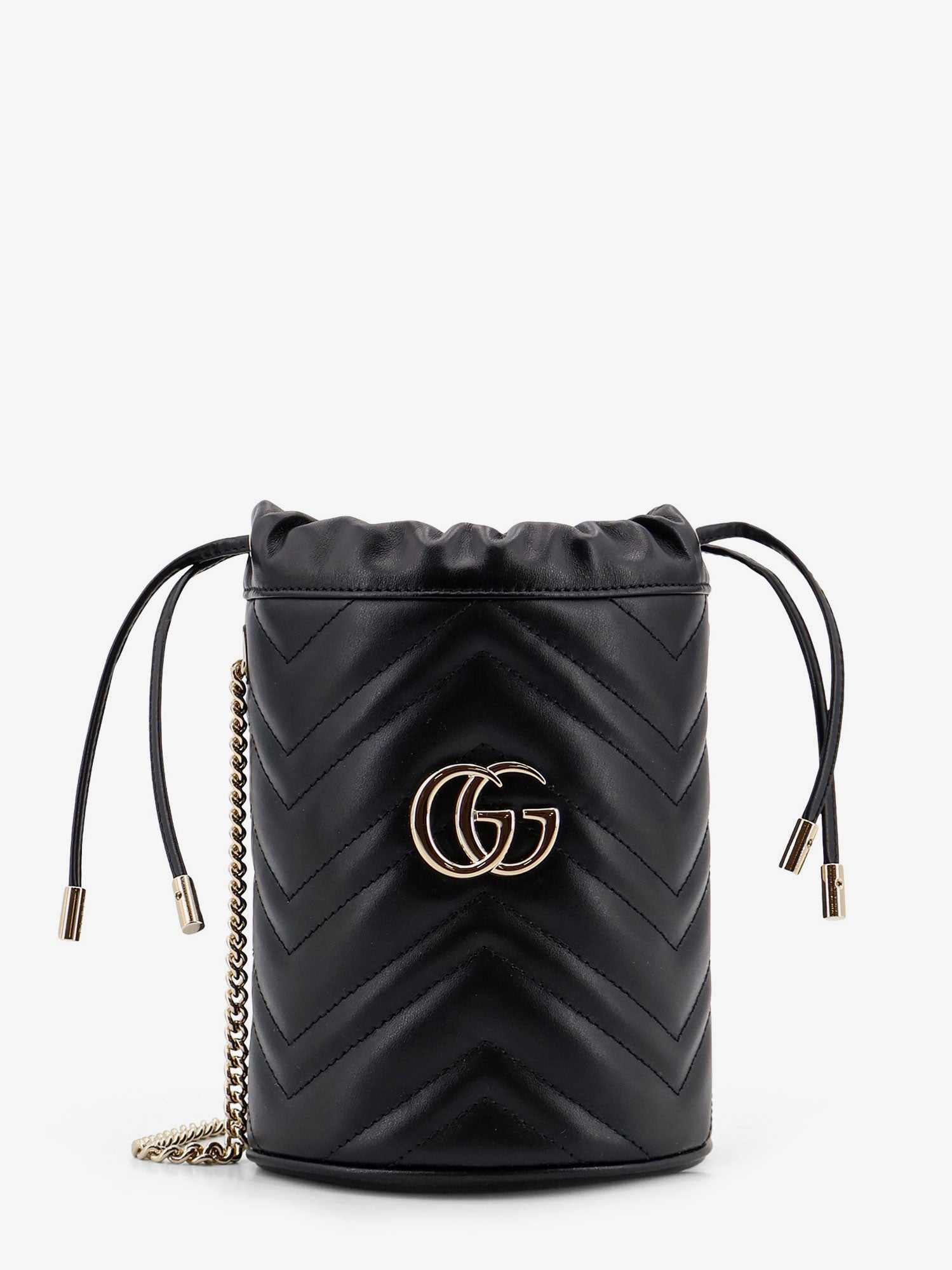 Gucci Gg Marmont Matelassé Leather Bucket Bag