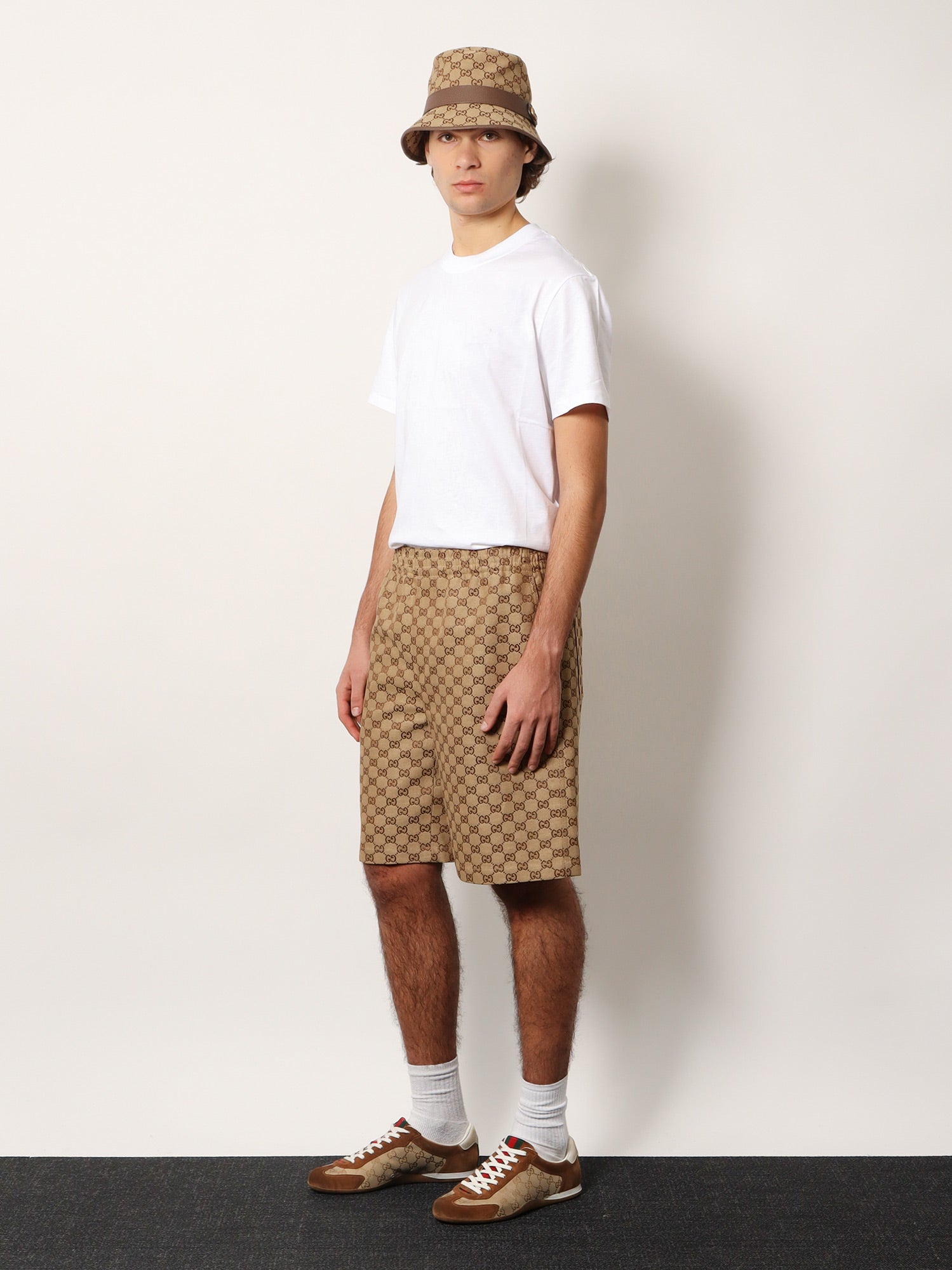 Gucci Gg Supreme Fabric Shorts