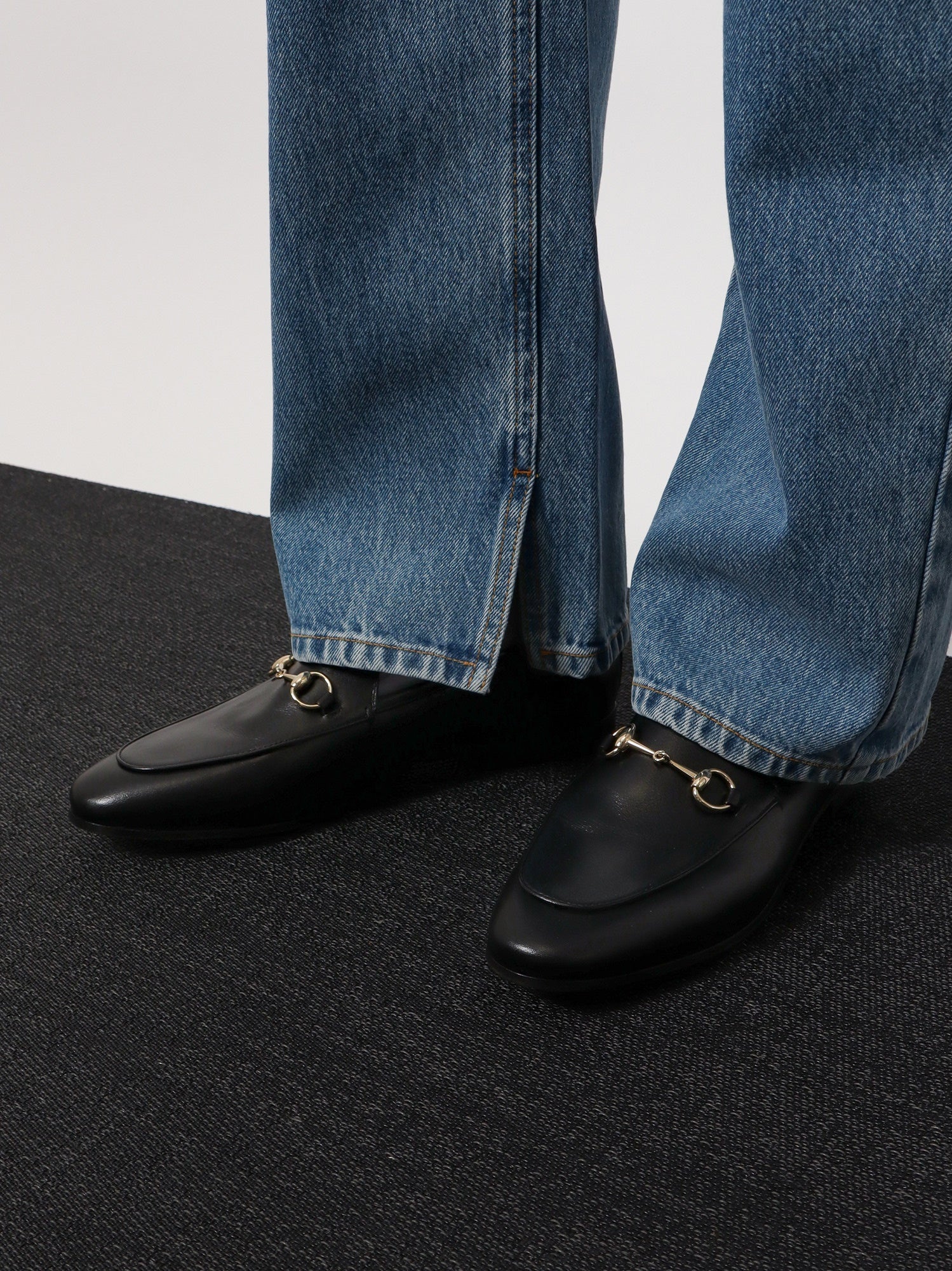 Gucci Leather Jordaan Loafers