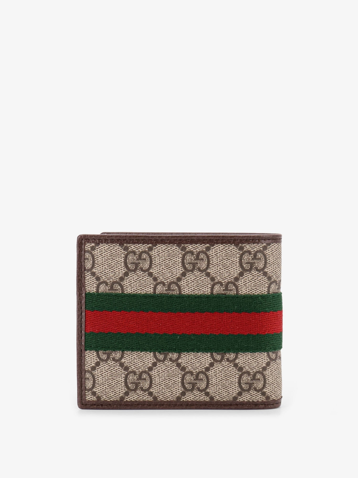 Gucci Coated Canvas Wallet With Gg Motif