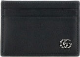 Gucci Gg Marmont Leather Card Holder With Money Clip