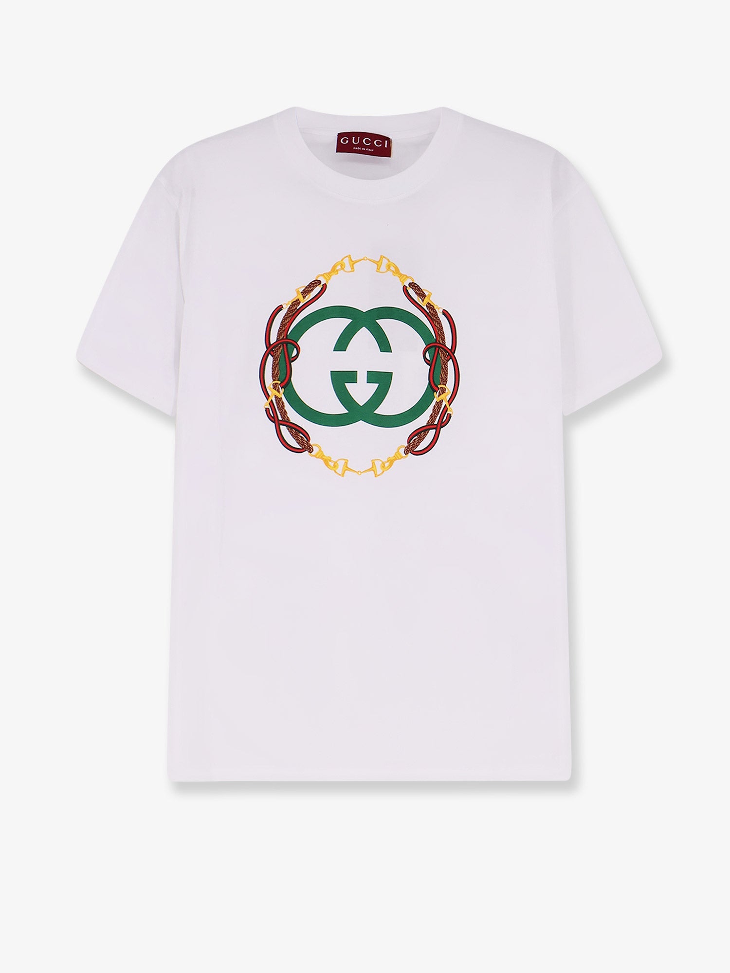 Gucci Cotton T-shirt With Interlockin Gg Print