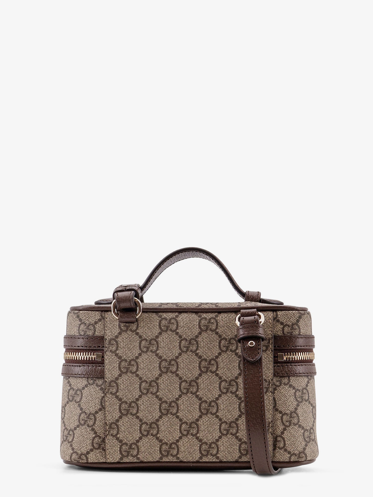 Gucci Gg Monogram Fabric Ophidia Vanity Crossbody Bag
