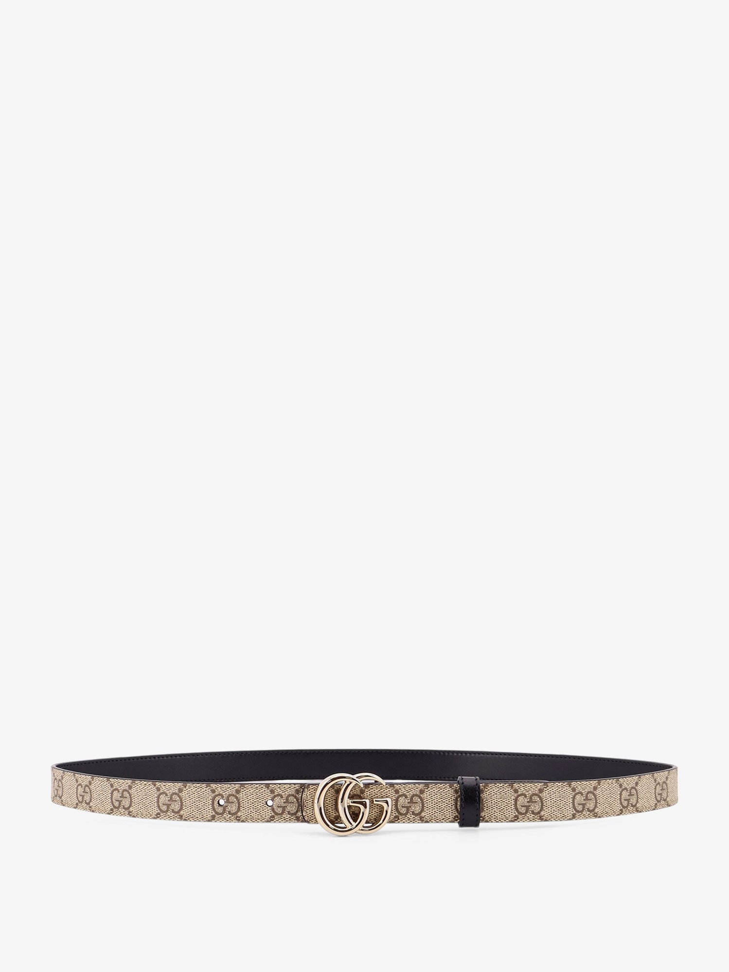 Gucci Coated Canvas Reversible Belt With Gg Supreme Motif