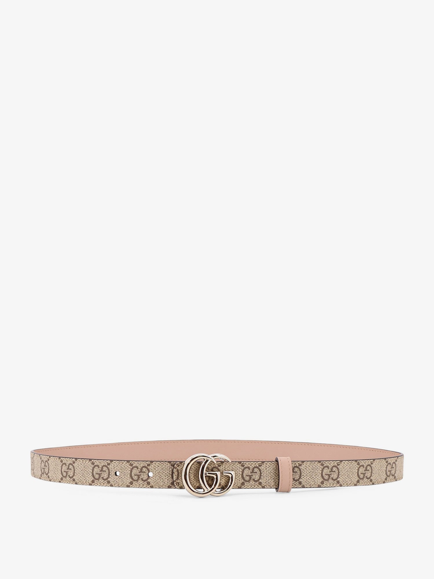 Gucci Coated Canvas Reversible Belt With Gg Logo
