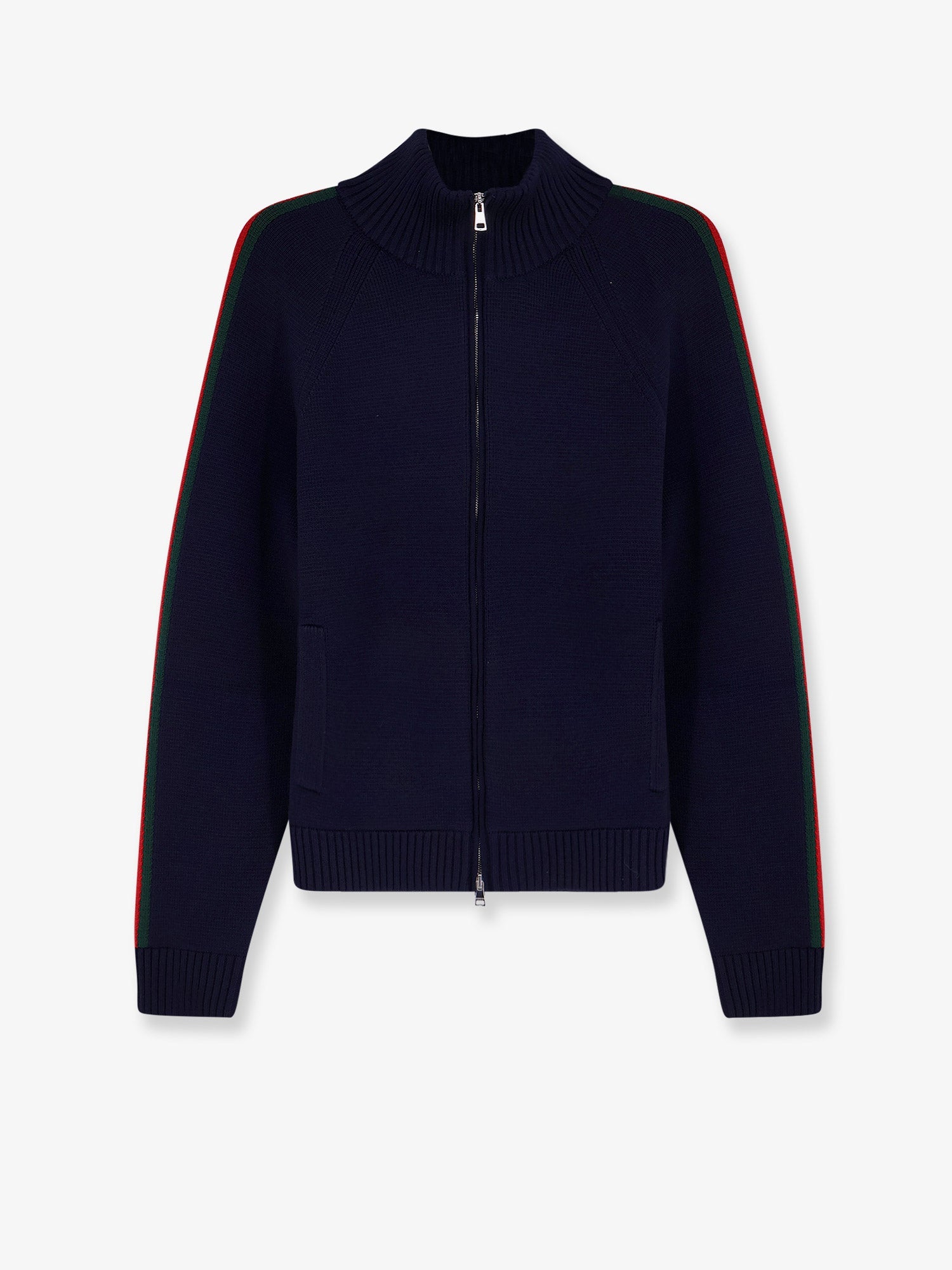 Gucci Wool Cardigan With Web Detail