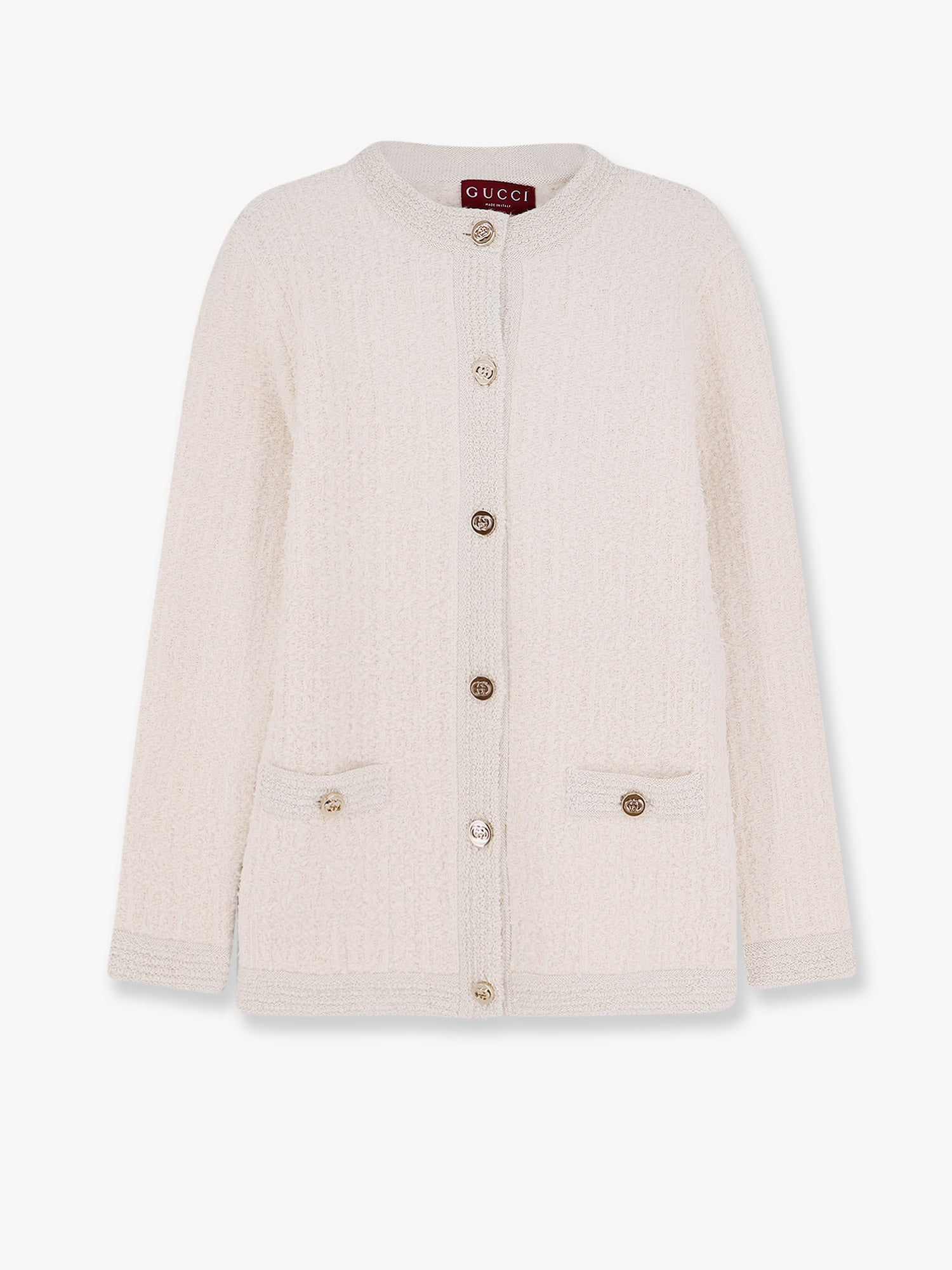 Gucci Wool And Cotton Blend Cardigan