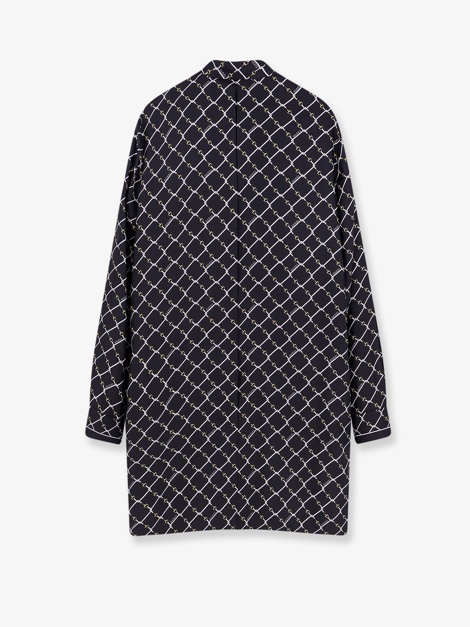 Gucci Short Silk Twill Dress