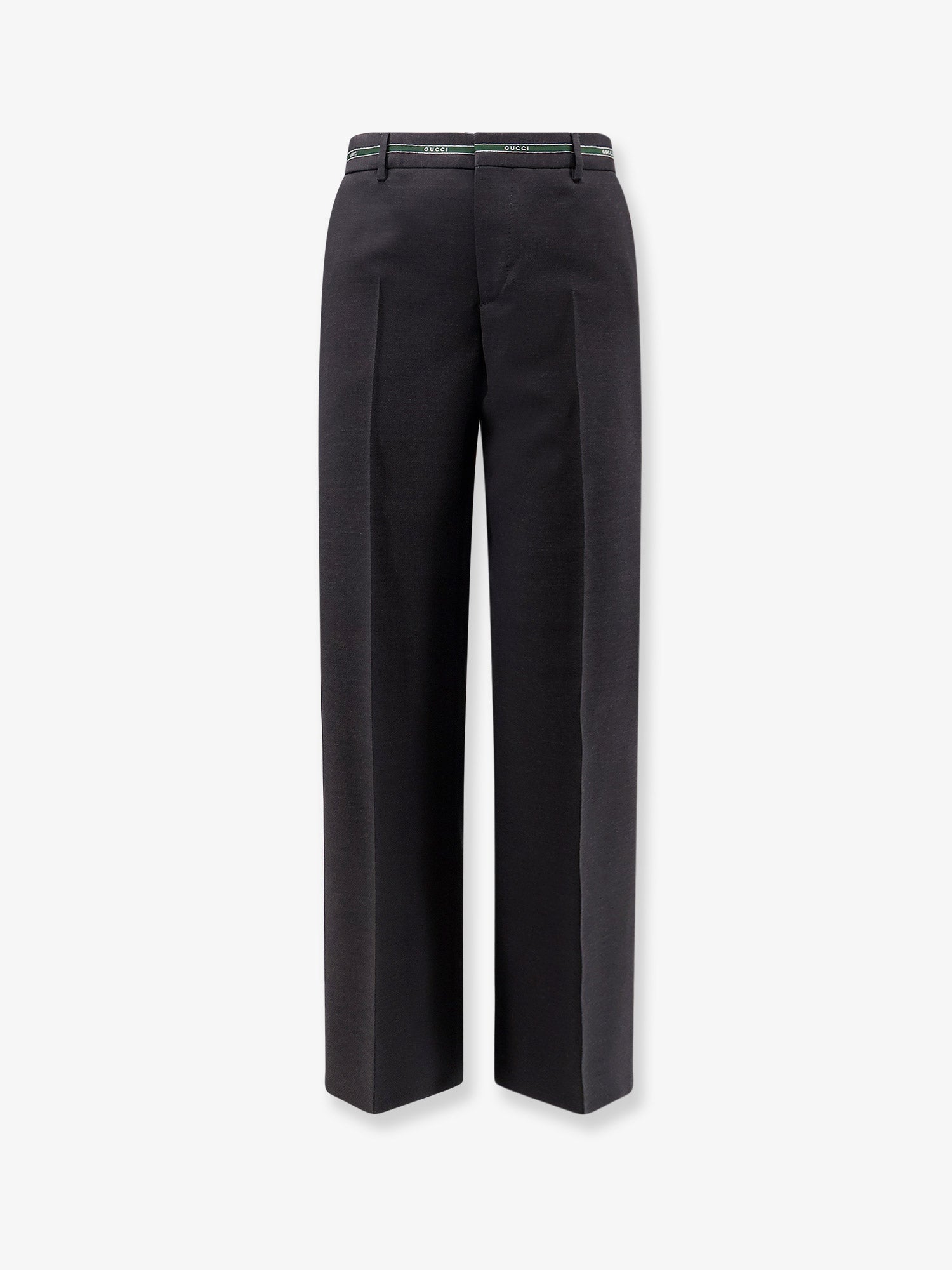 Gucci Wool Trousers With Gucci Detail