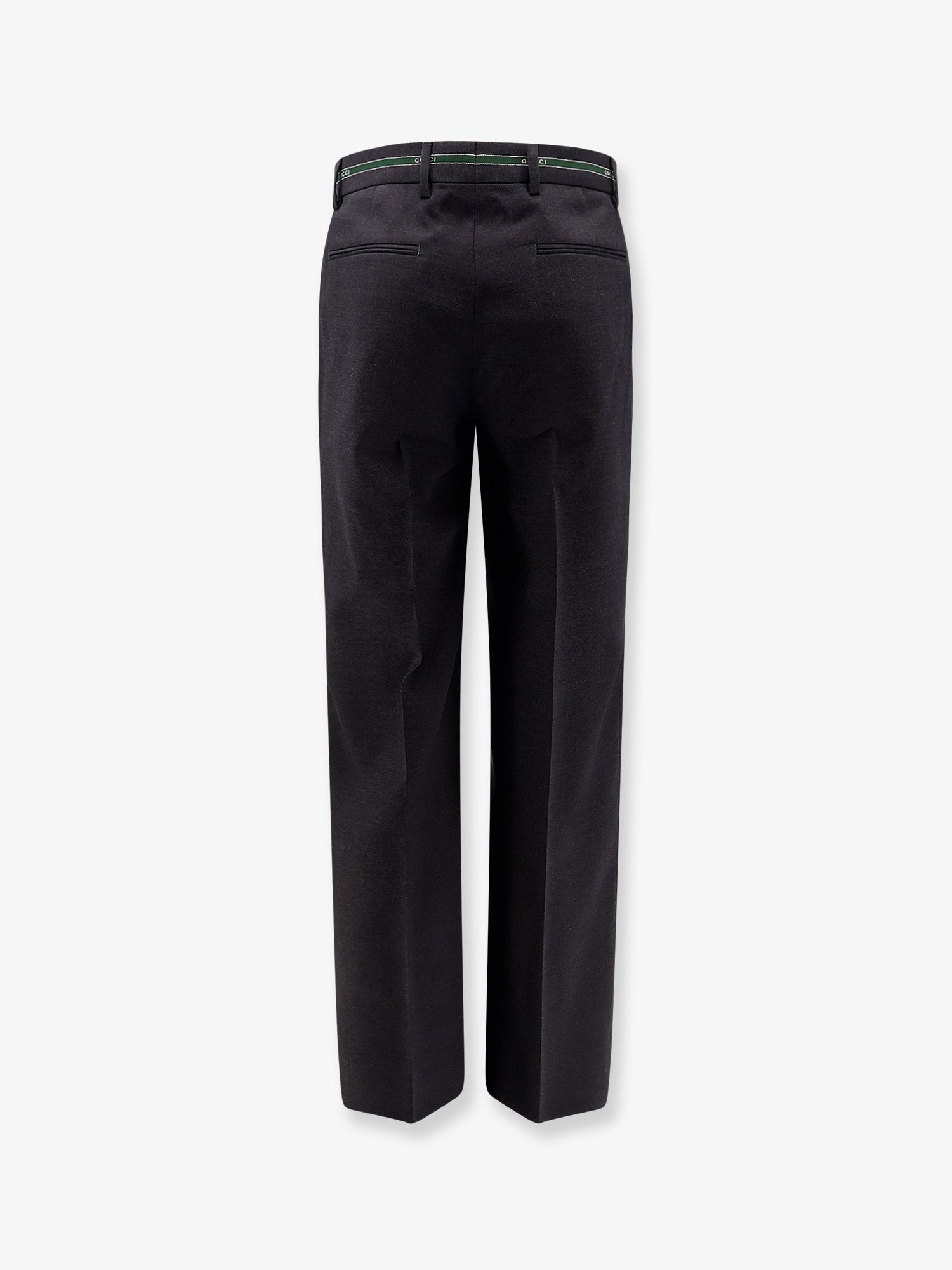 Gucci Wool Trousers With Gucci Detail