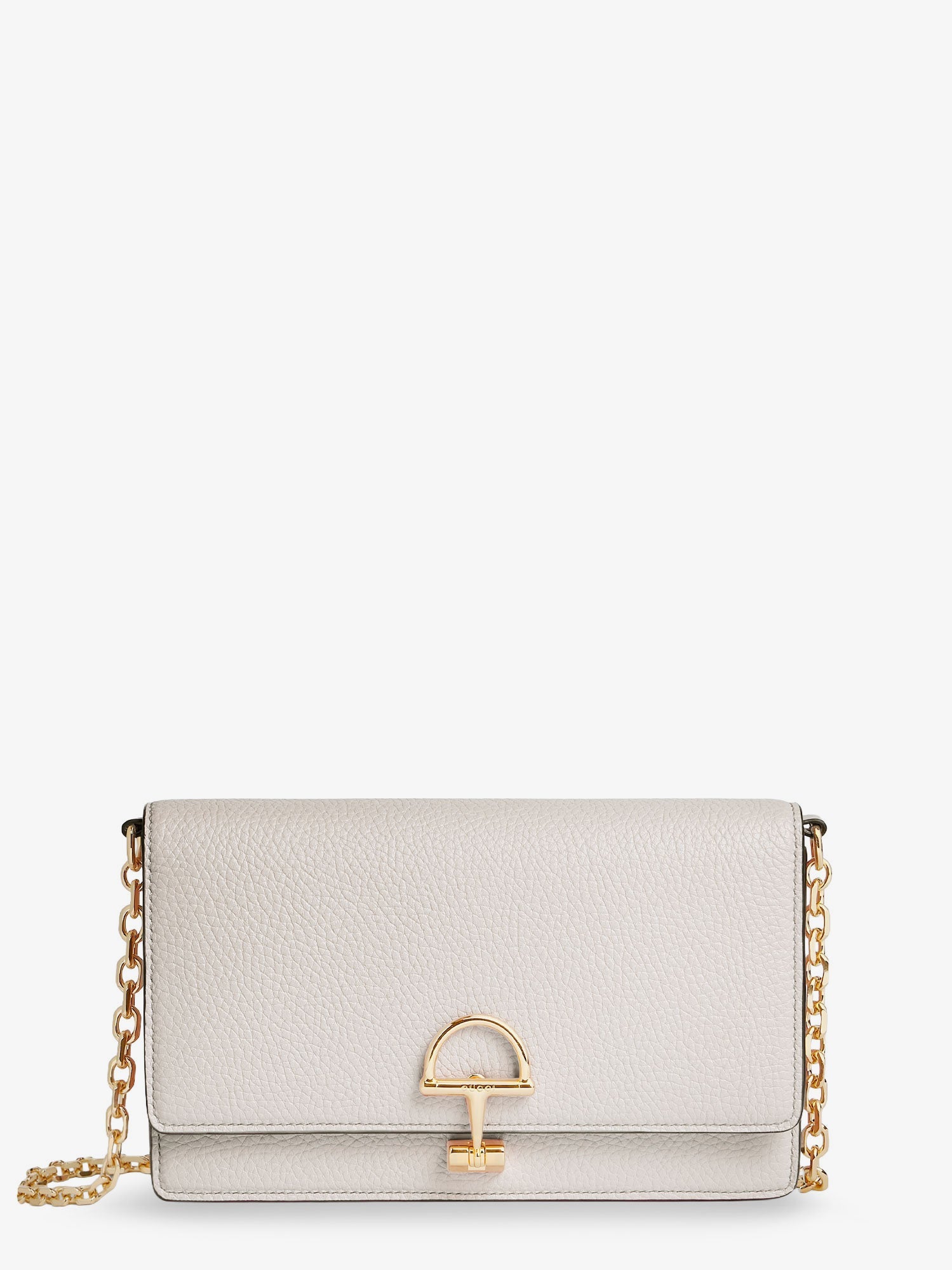 Gucci Gucci Half Horsebit Leather Crossbody Bag