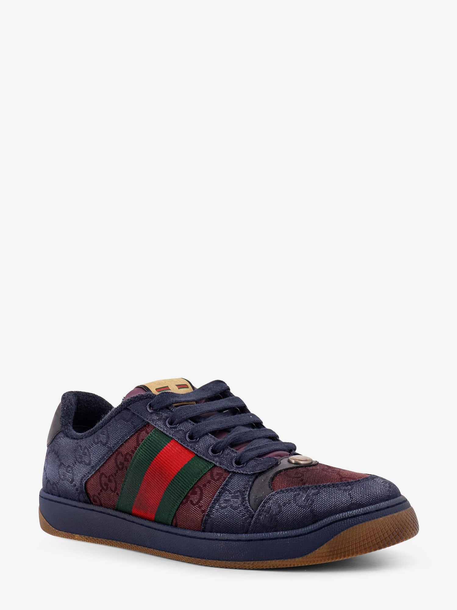 Gucci Gg Bicolor Fabric Sneakers