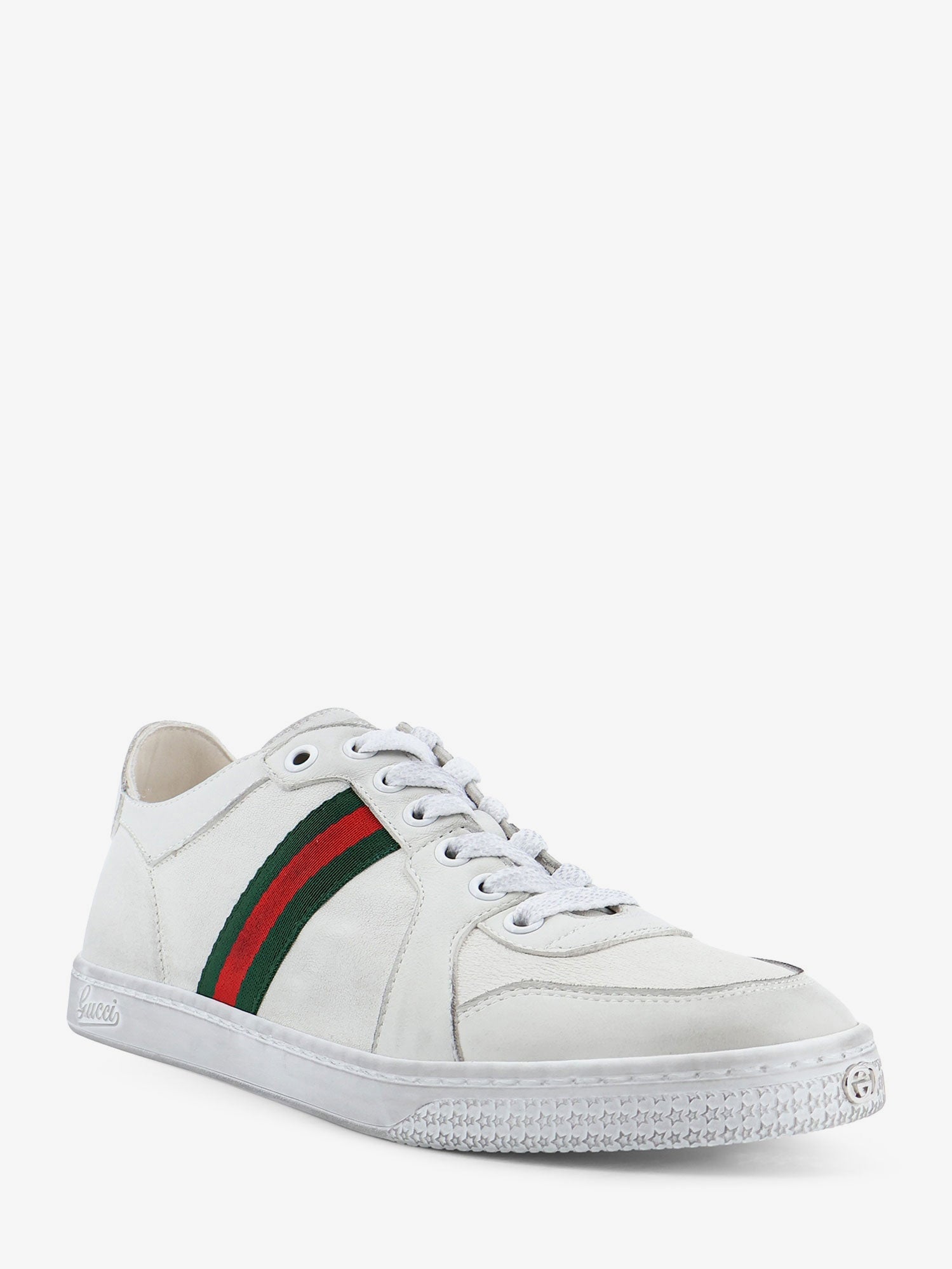 Gucci Stretch Leather Sneakers