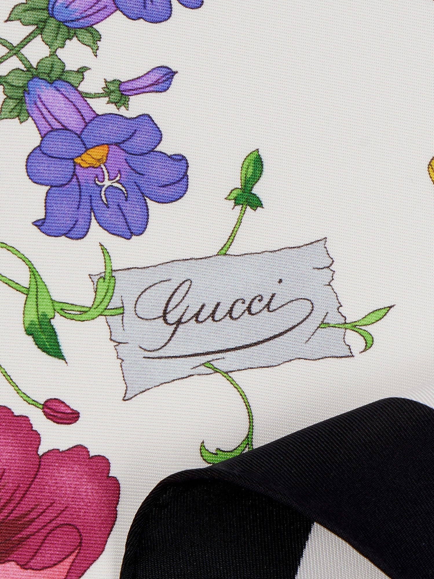 Gucci Multicolored Silk Scarf