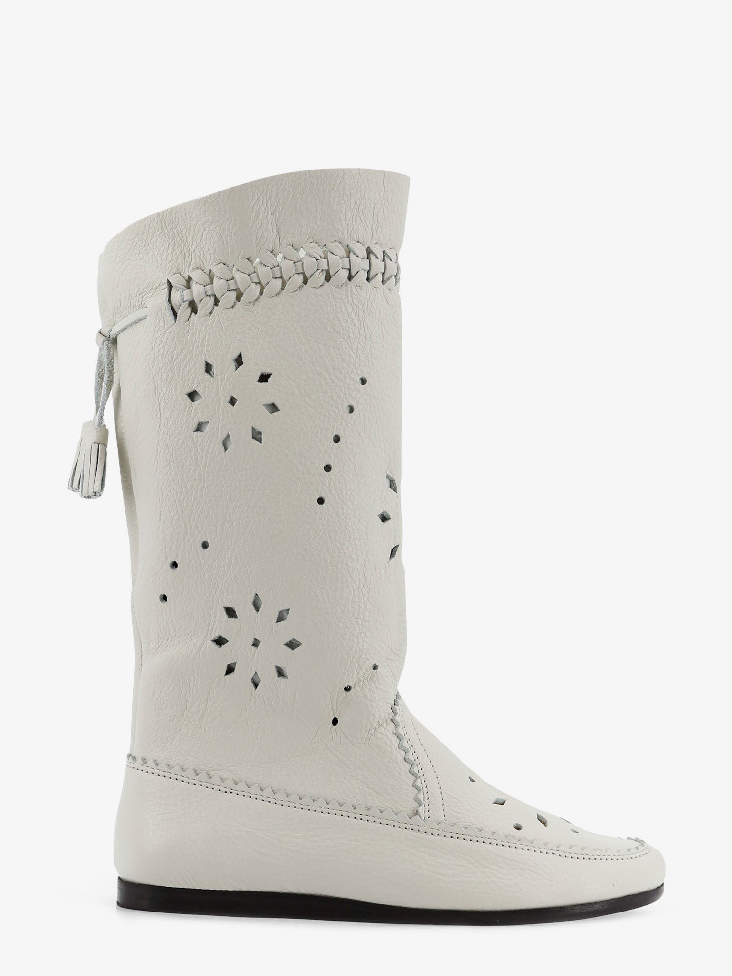 Isabel Marant Welky Leather Boots With Cut-out Details