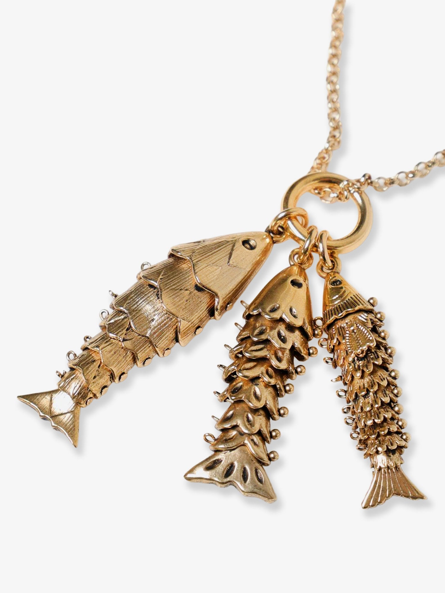 Isabel Marant River Brass Necklace