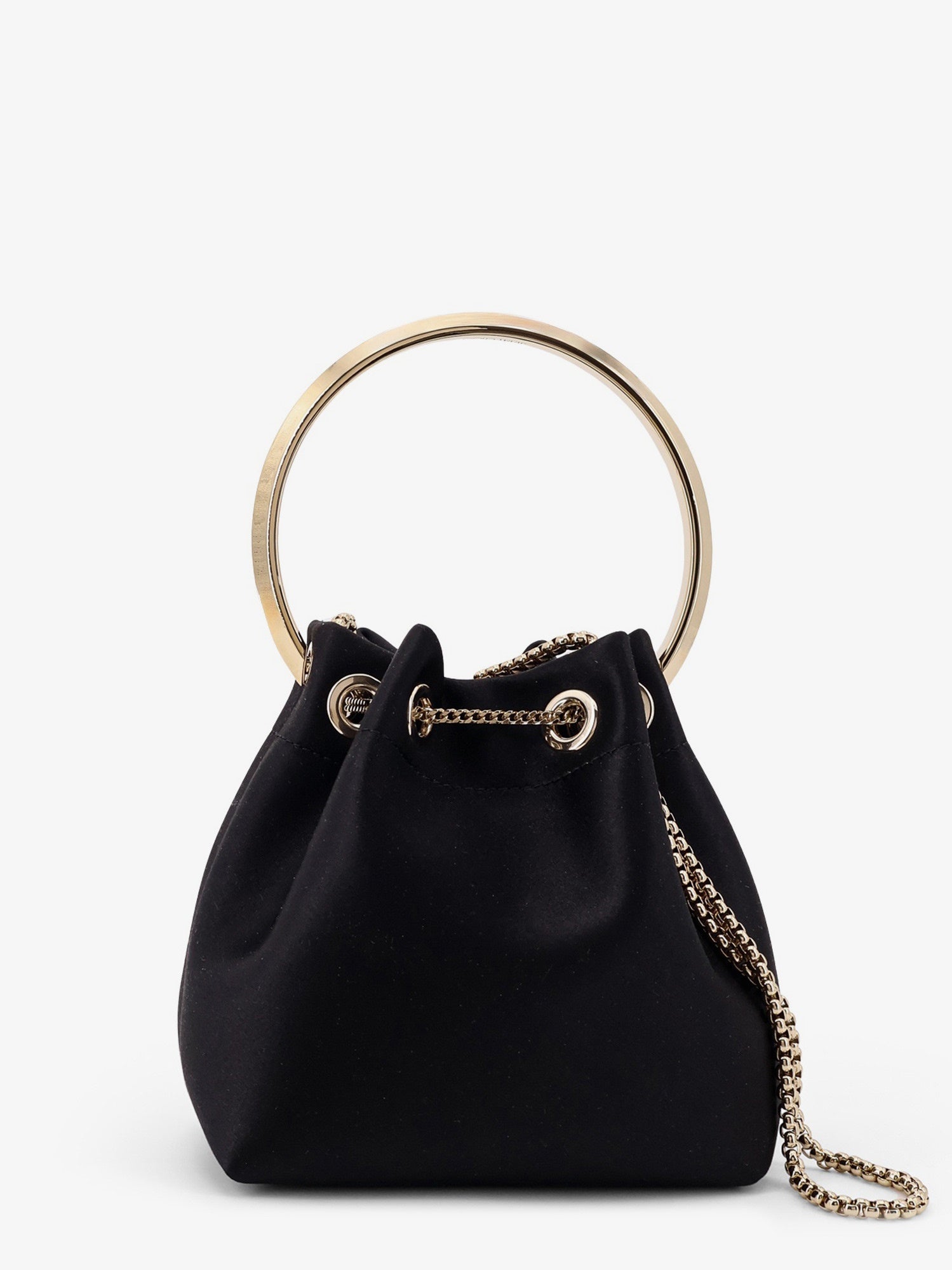 Jimmy Choo Bon Bon Satin Bucket Bag