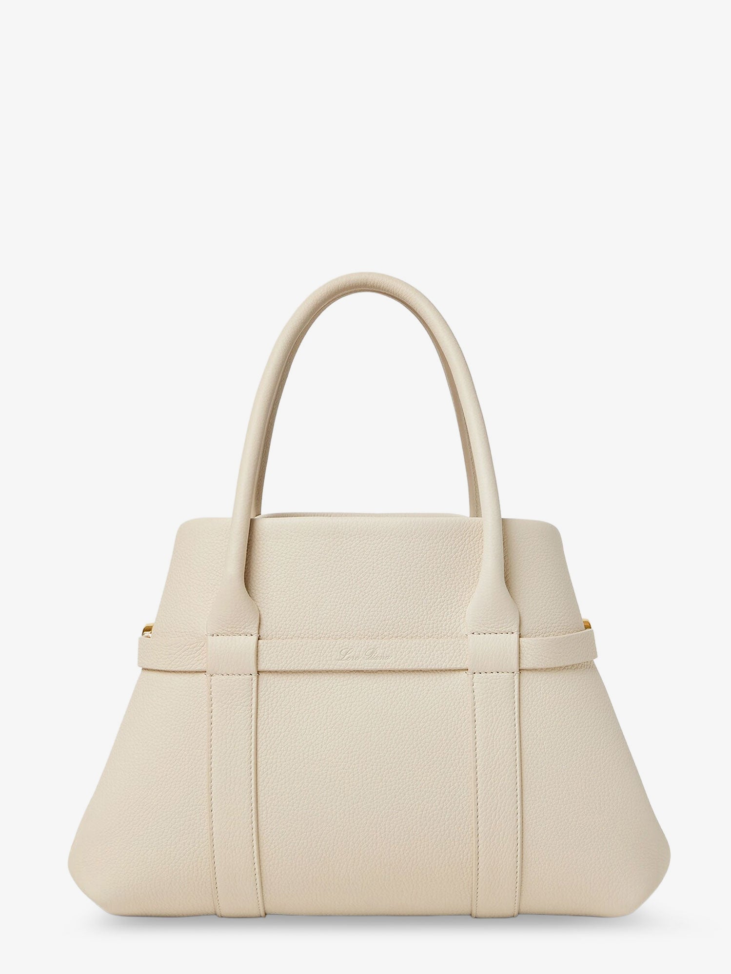 Loro Piana Ghiera Shopper Leather Handbag