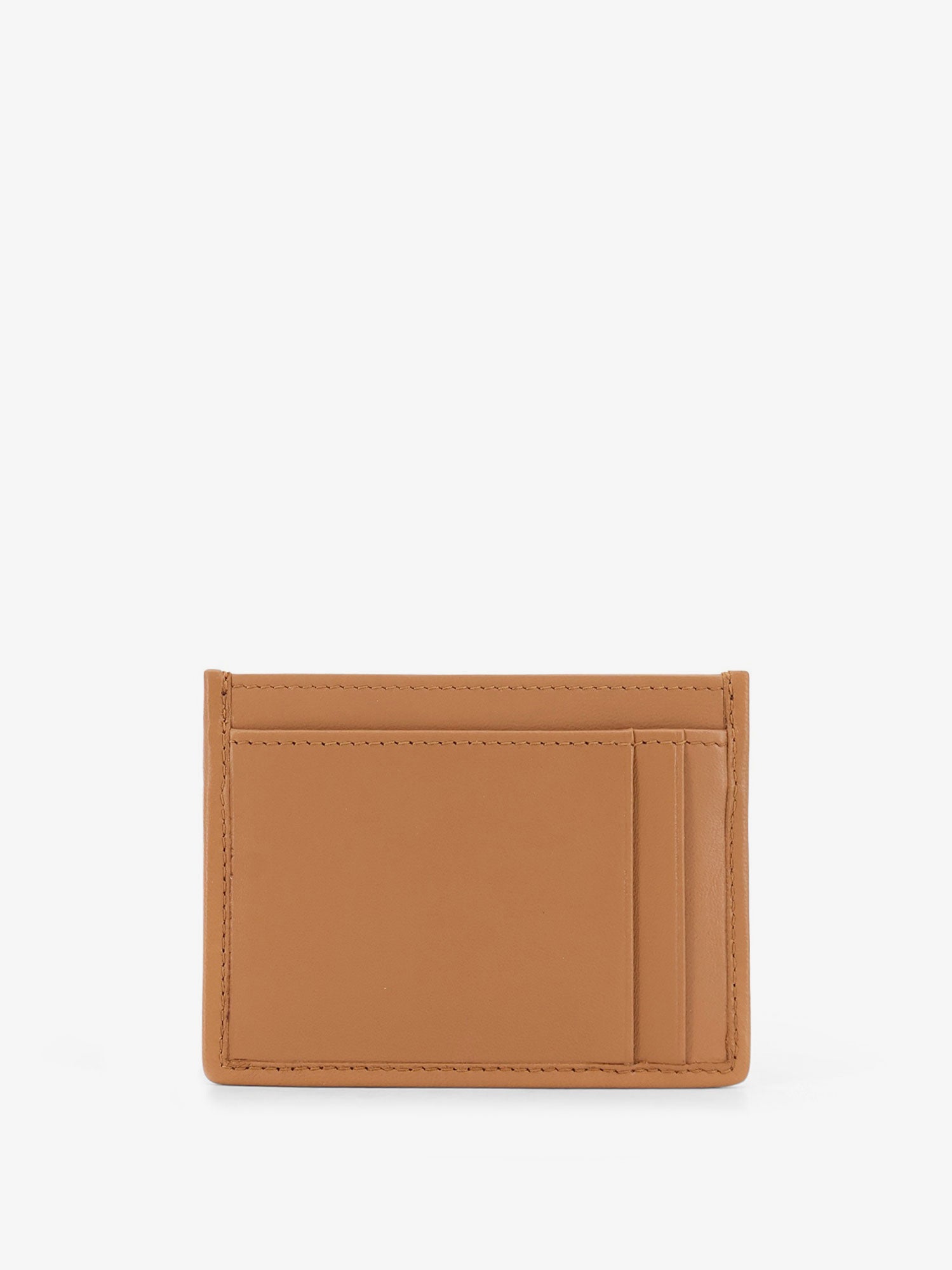 Miu Miu Quilted Leather Card Holder With Metal Lettering Logo