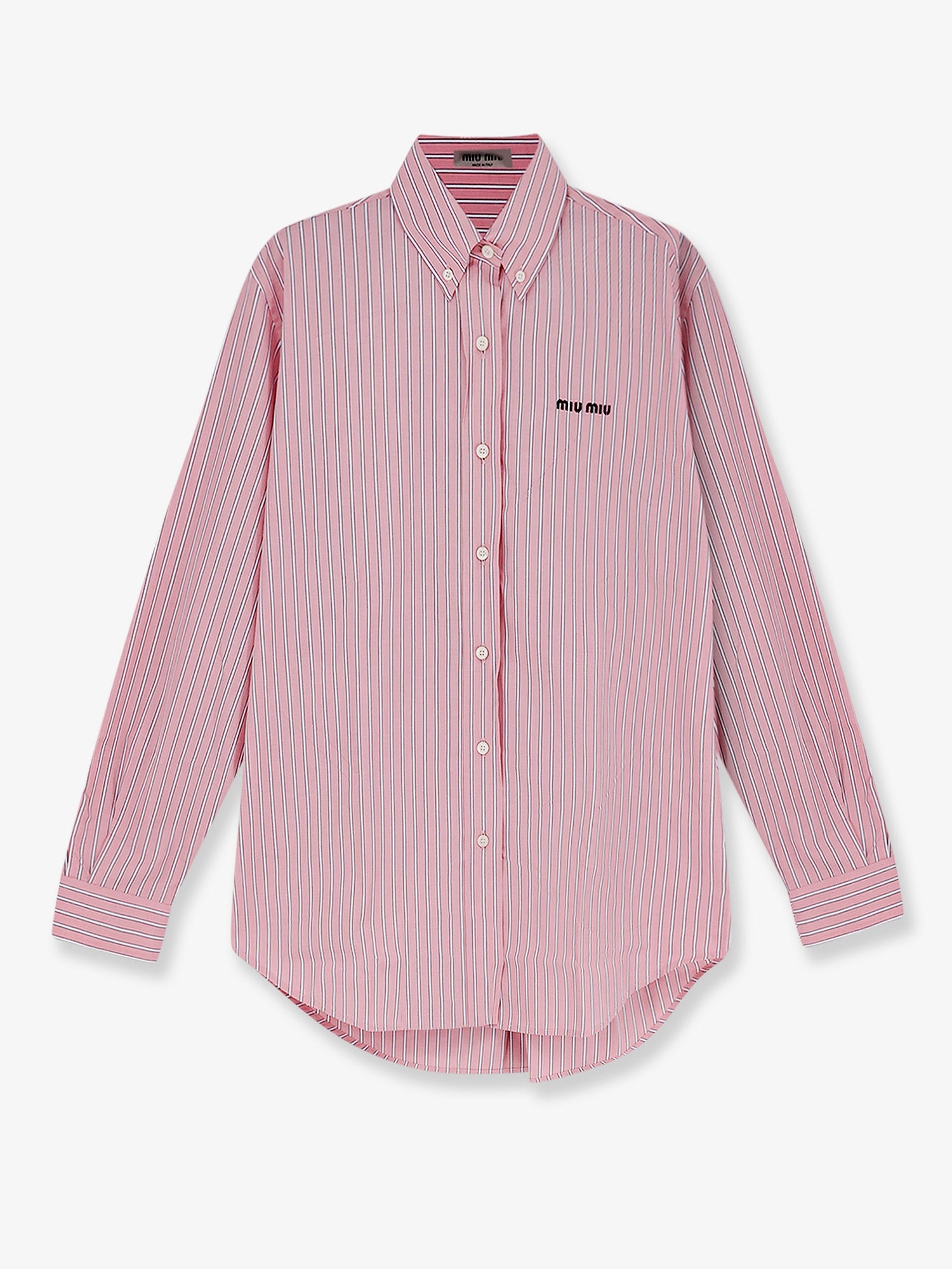 Miu Miu Striped Cotton Shirt