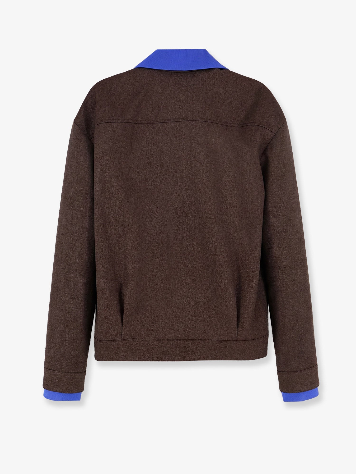 Miu Miu Virgin Wool Jacket With Logo Detail