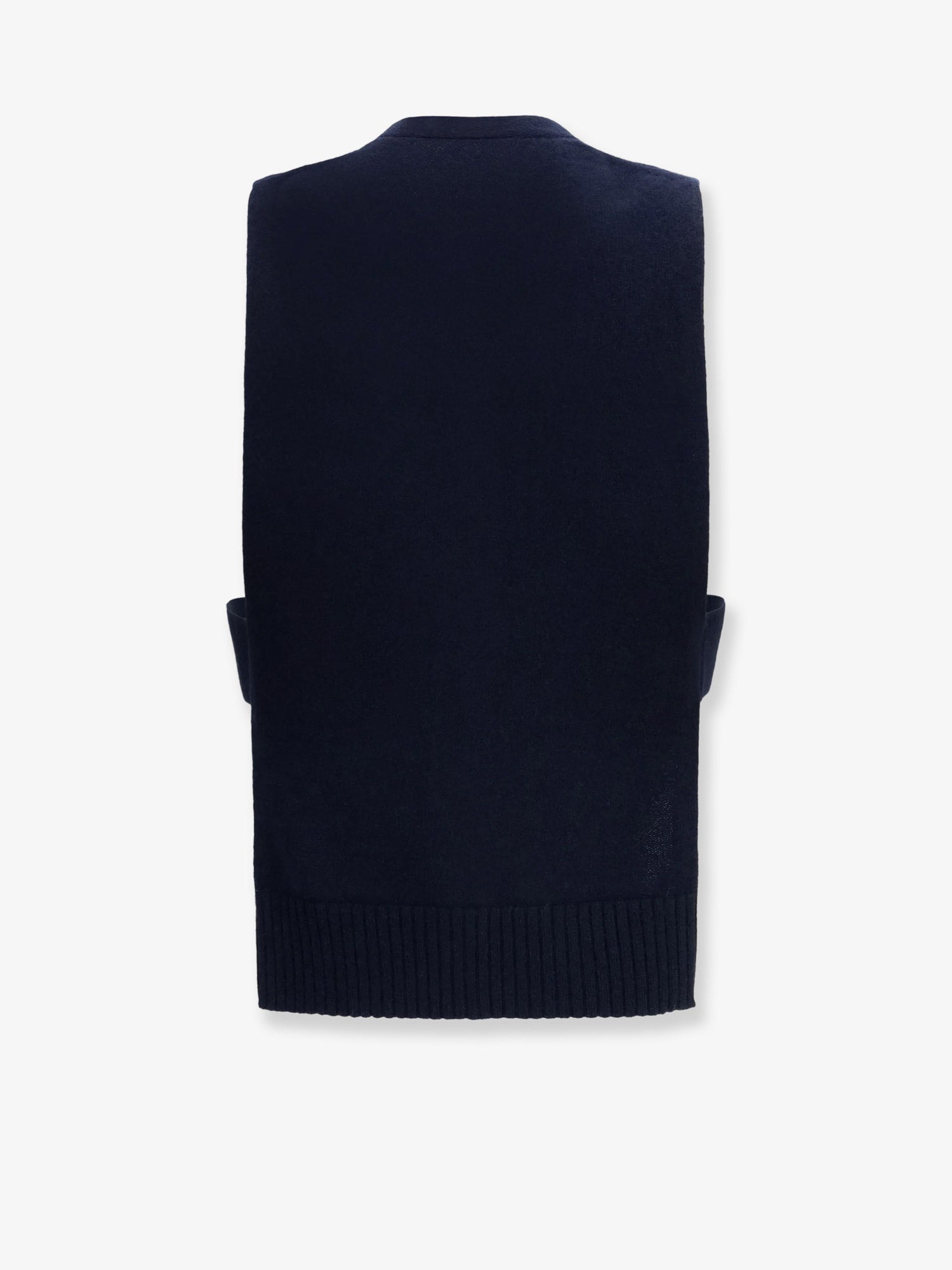 Miu Miu Cashmere Cardigan With Logo Inlay