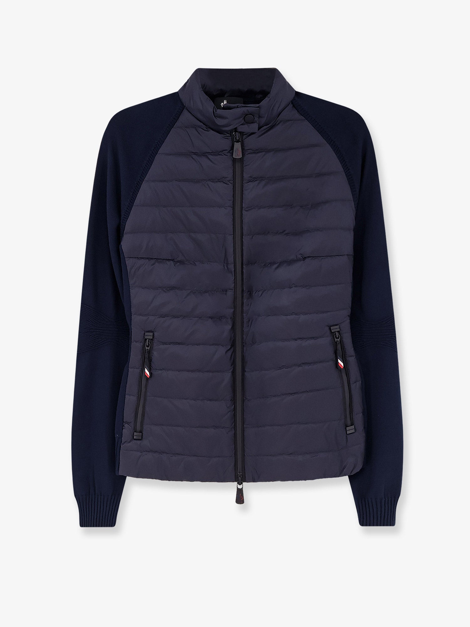 Moncler Grenoble Padded Stretch Viscose Blend Cardigan