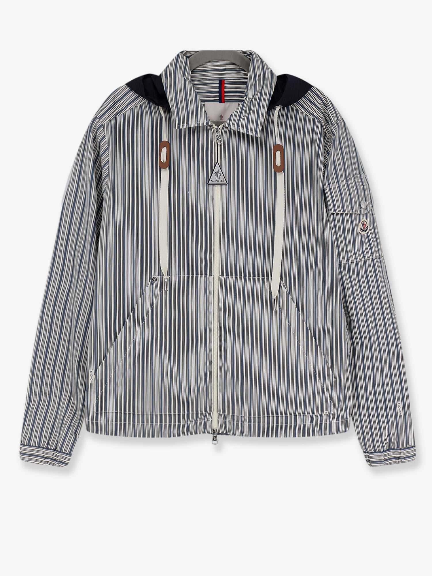 Moncler Havas Striped Cotton Jacket