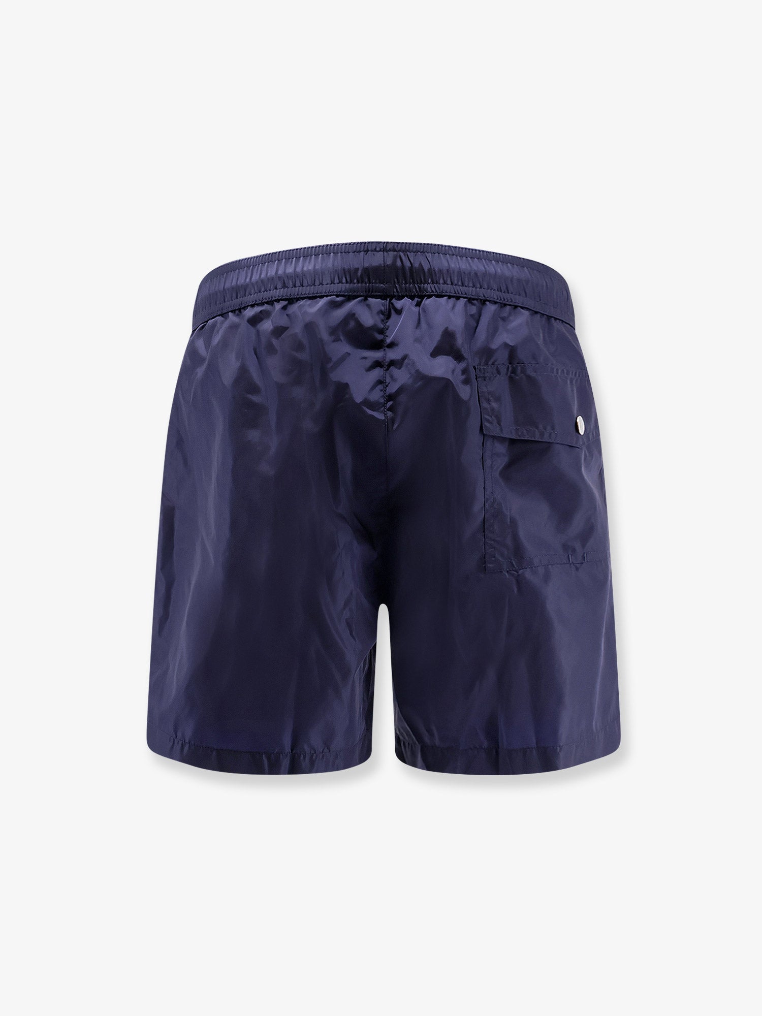 Moncler Nylon Swim Shorts With Side Logo Patch