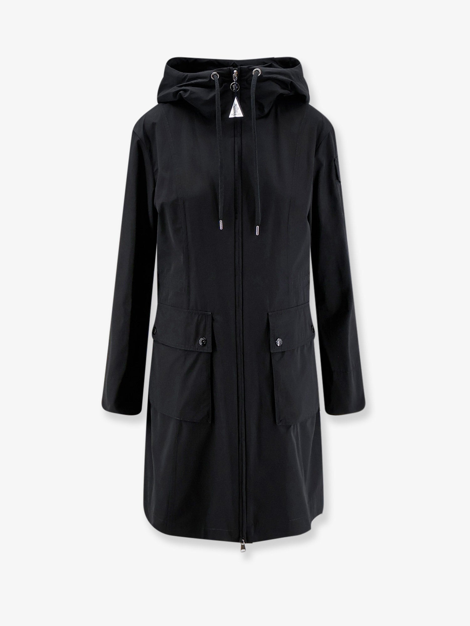 Moncler Laerte Cotton Blend Long Jacket