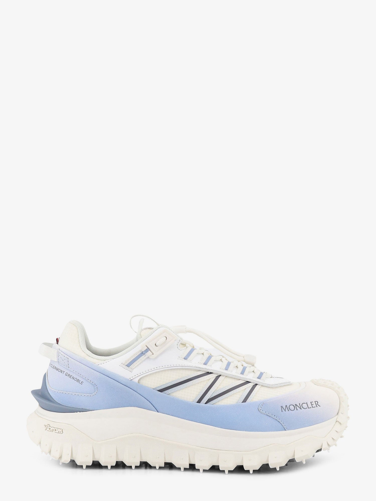 Moncler Trailgrip Sneakers In Technical Fabric And Mesh With Side Lettering Logo