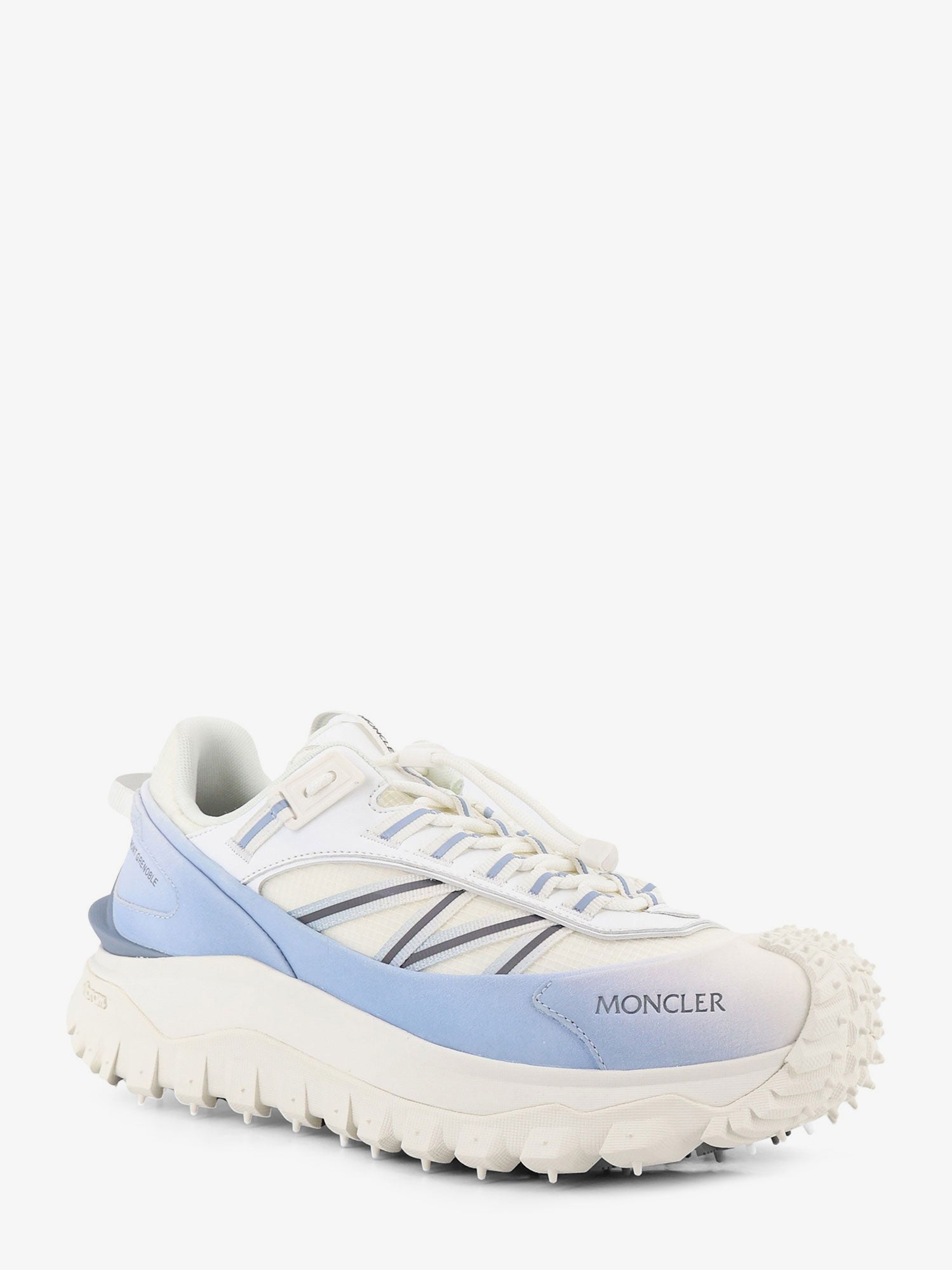 Moncler Trailgrip Sneakers In Technical Fabric And Mesh With Side Lettering Logo