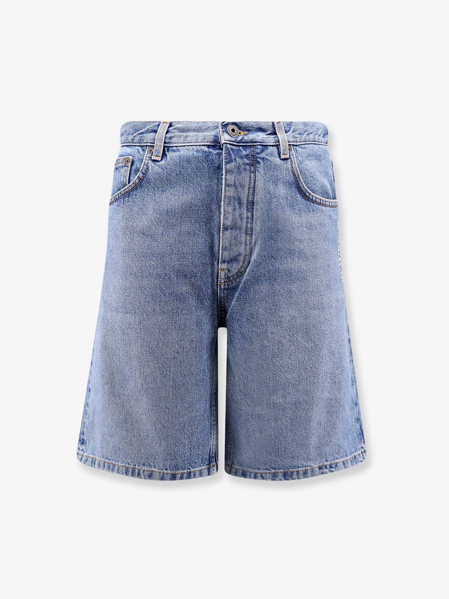 Off-White Half Arrow Denim Shorts