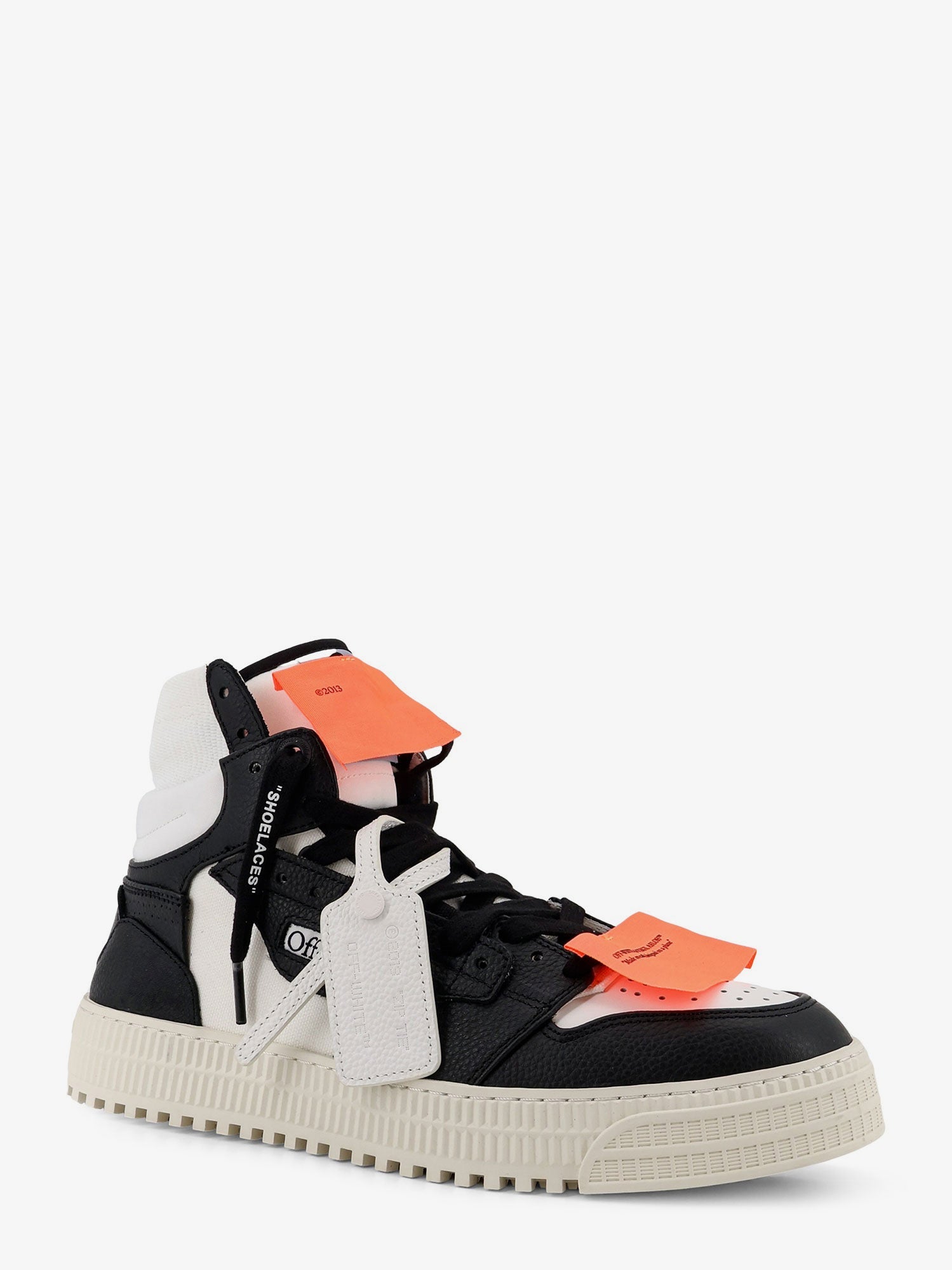Off-White 3.0 Court High Top Leather Sneakers