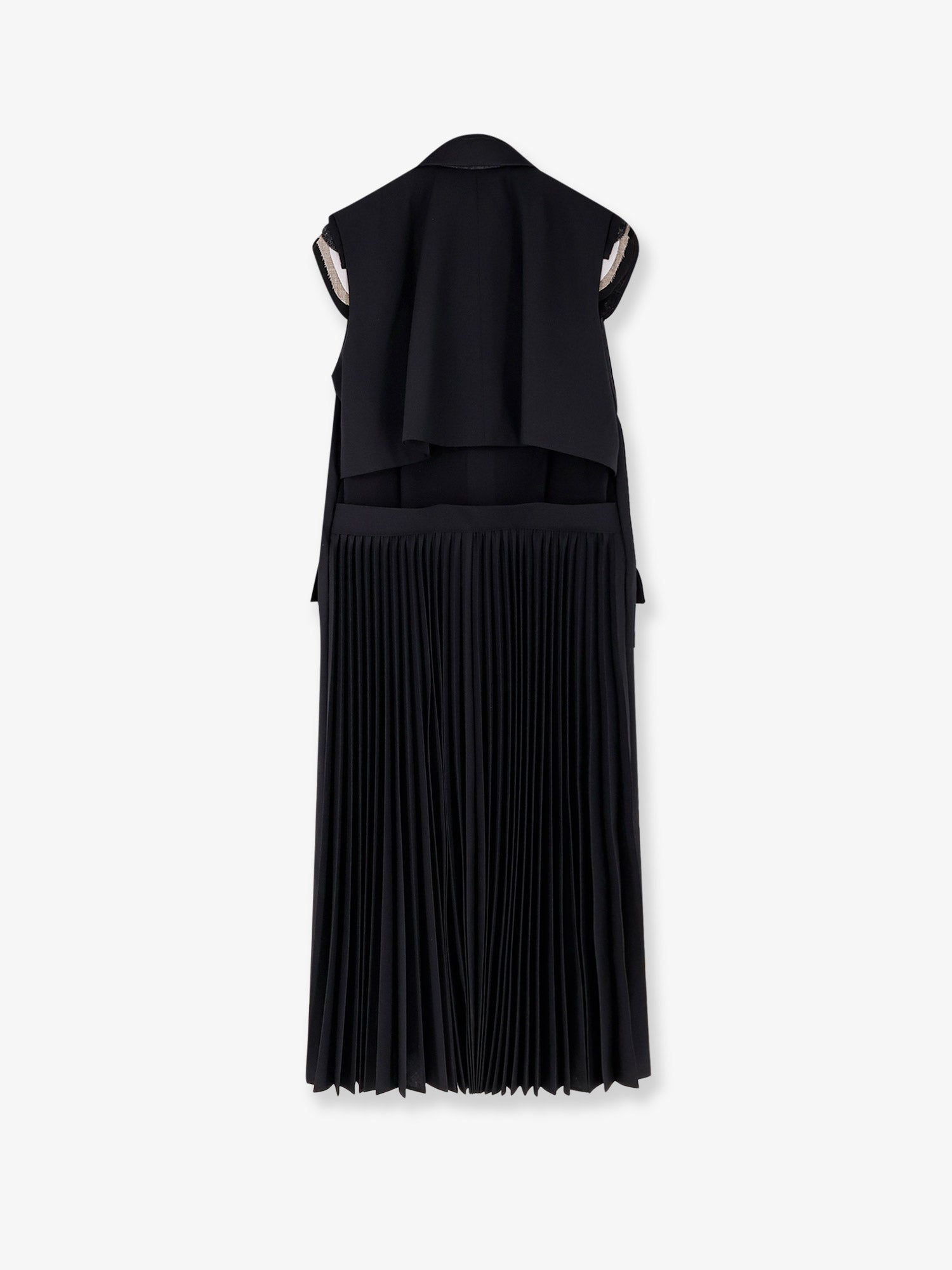 Sacai Wool Blend Blazer Dress