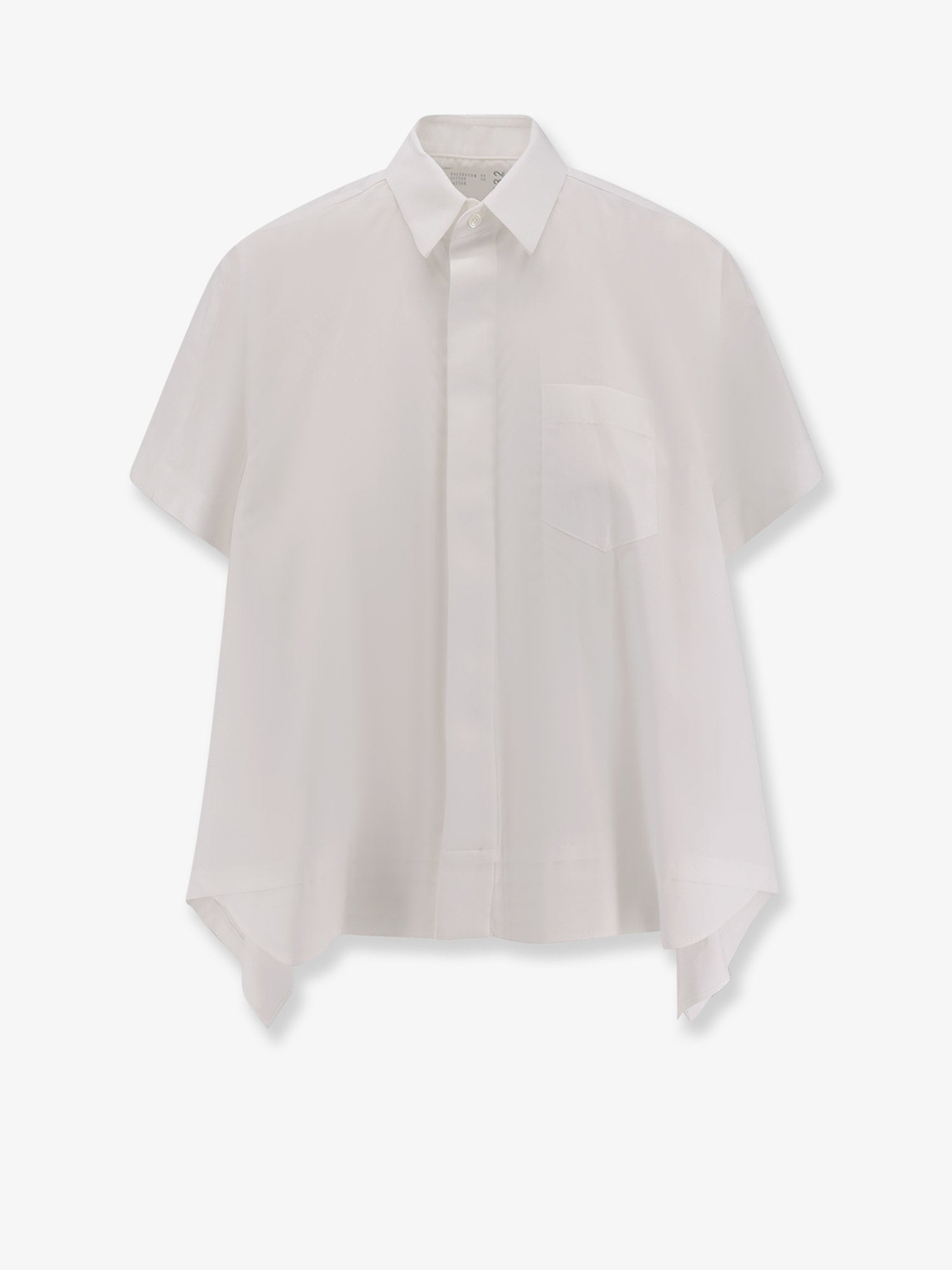 Sacai Cotton Blend Poplin Shirt