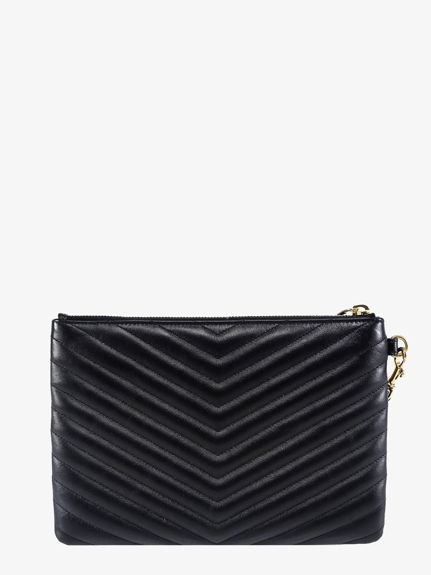 Saint Laurent Quilted Leather Clutch