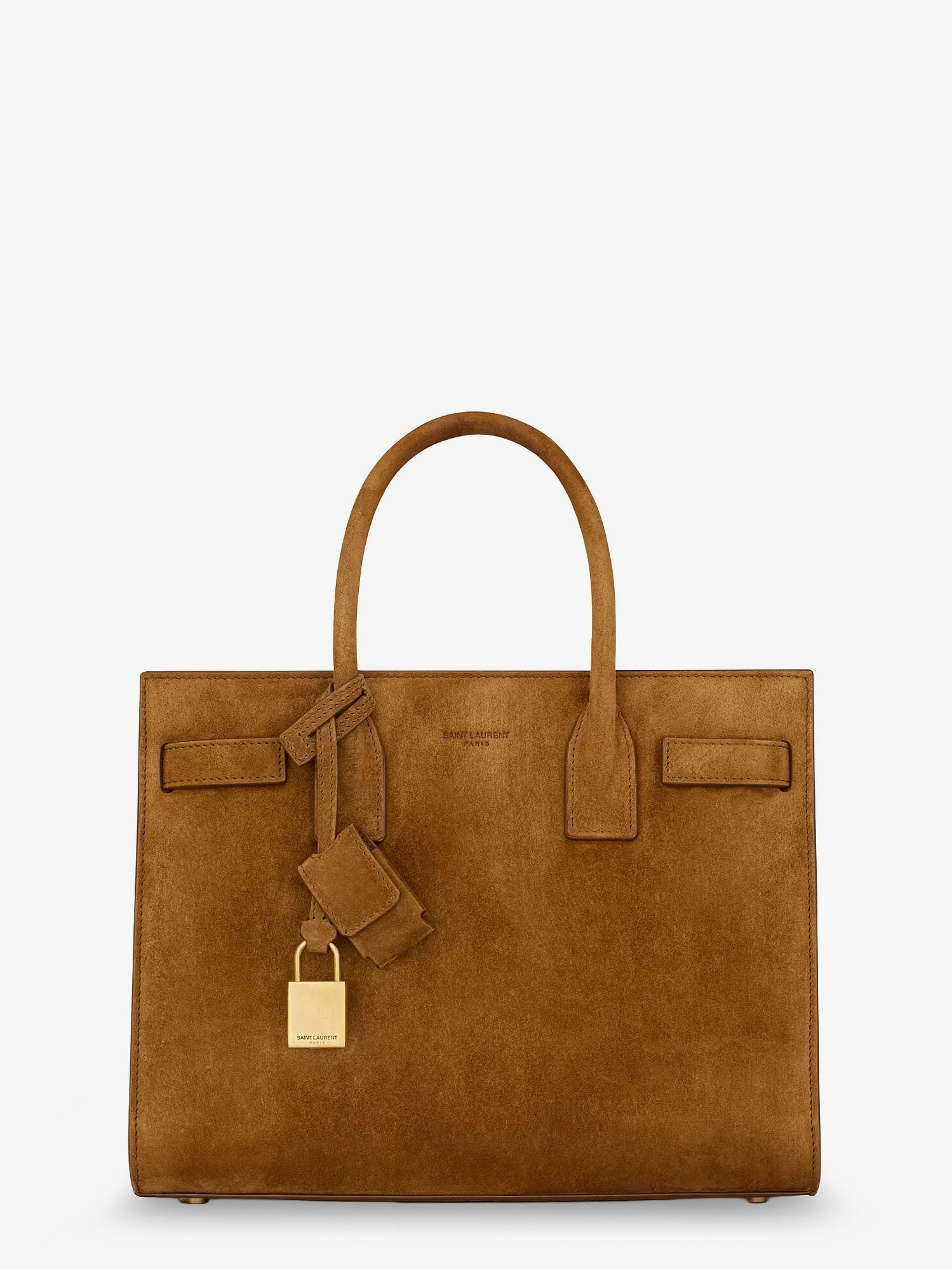 Saint Laurent Sac De Jour Baby Suede Handbag