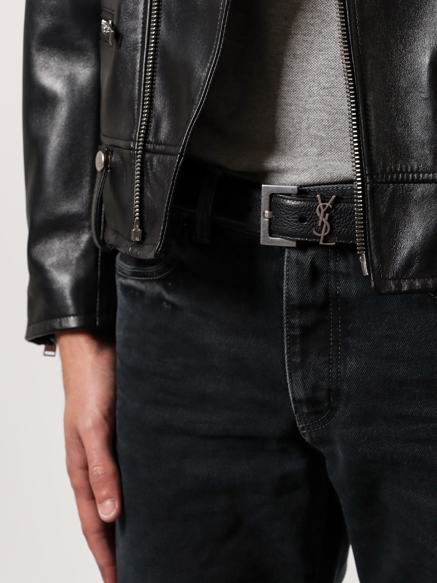 Saint Laurent Leather Belt