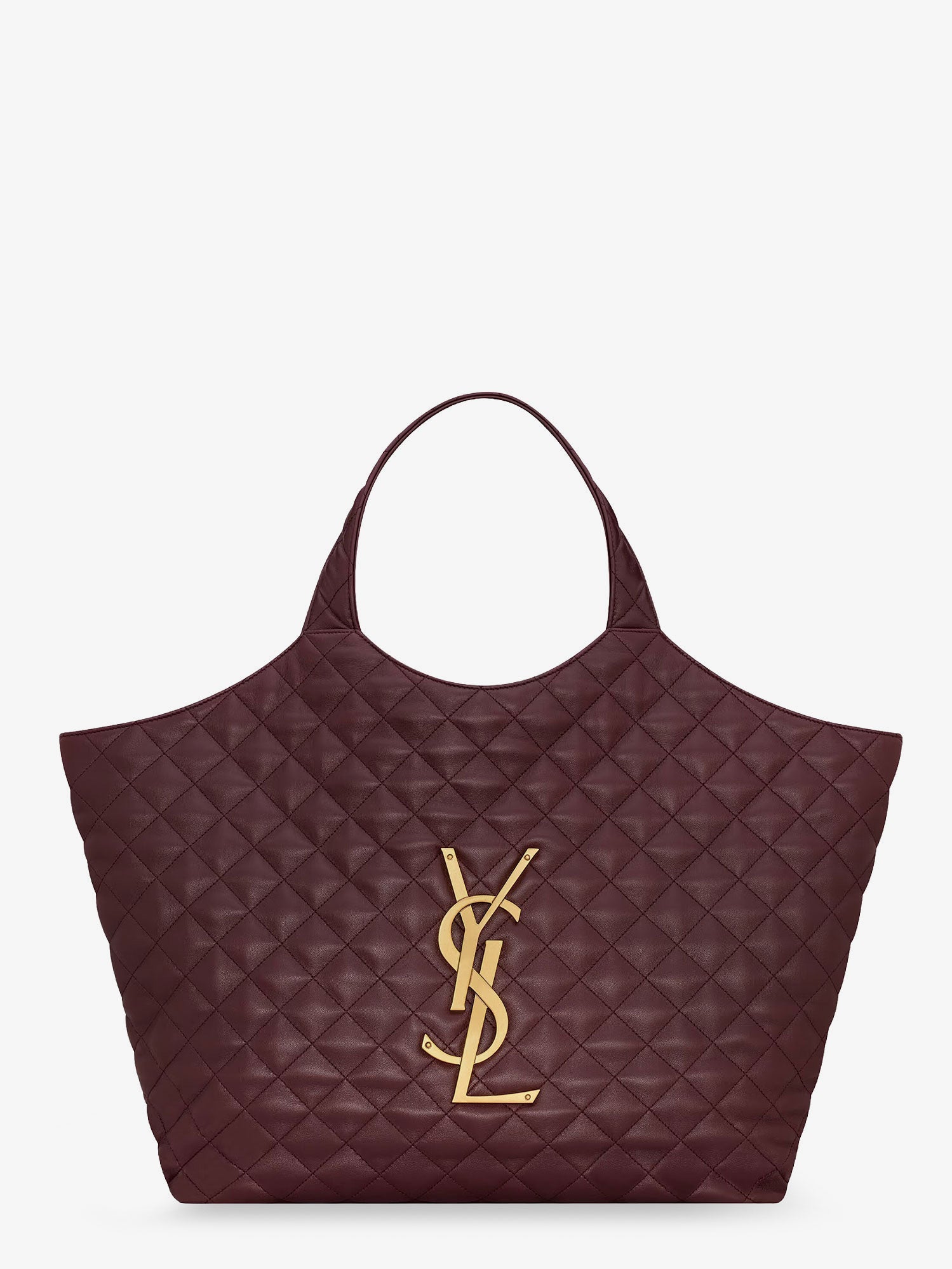 Saint Laurent Icare Quilted Leather Handbag
