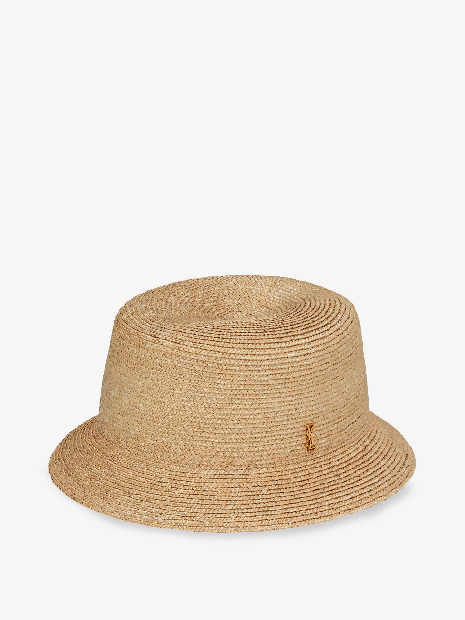 Saint Laurent Raffia Fedora Hat