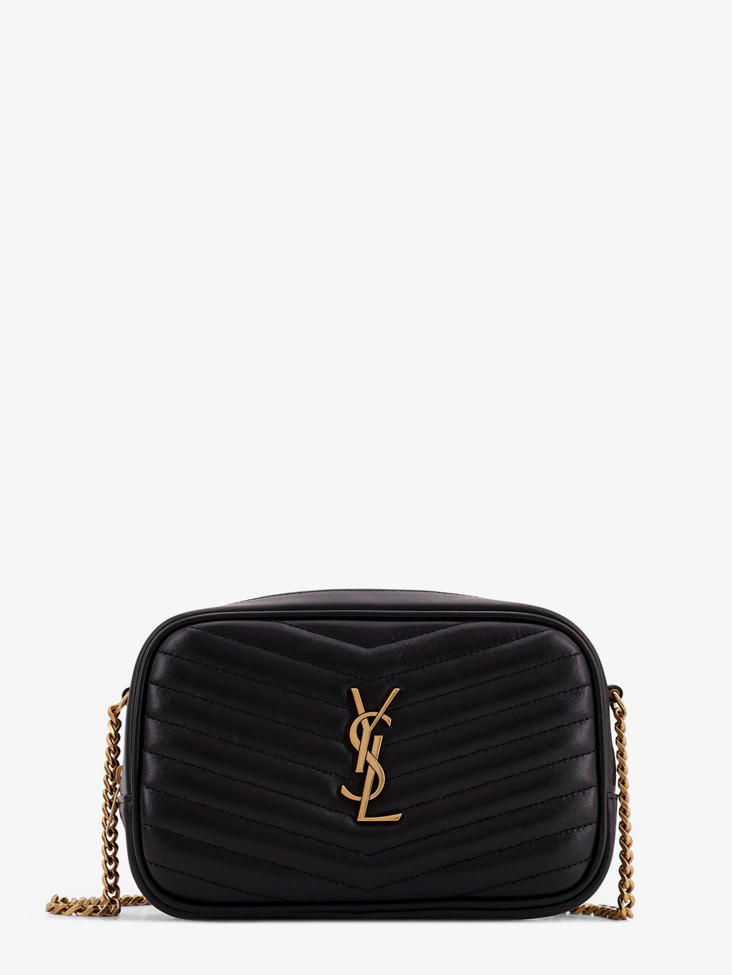 Saint Laurent Mini Lou Quilted Leather Crossbody Bag